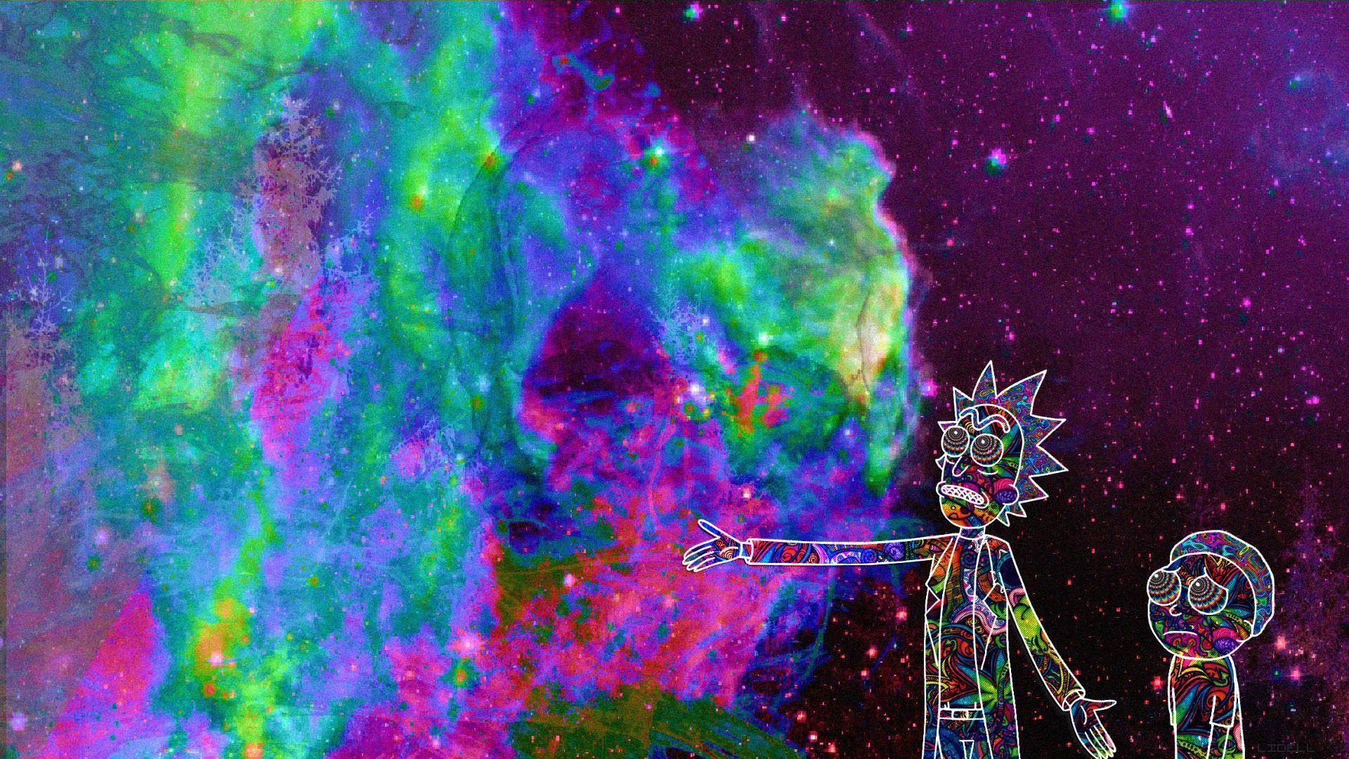 Rick and Morty Trippy Spaceship Wallpapers - Top Free Rick and