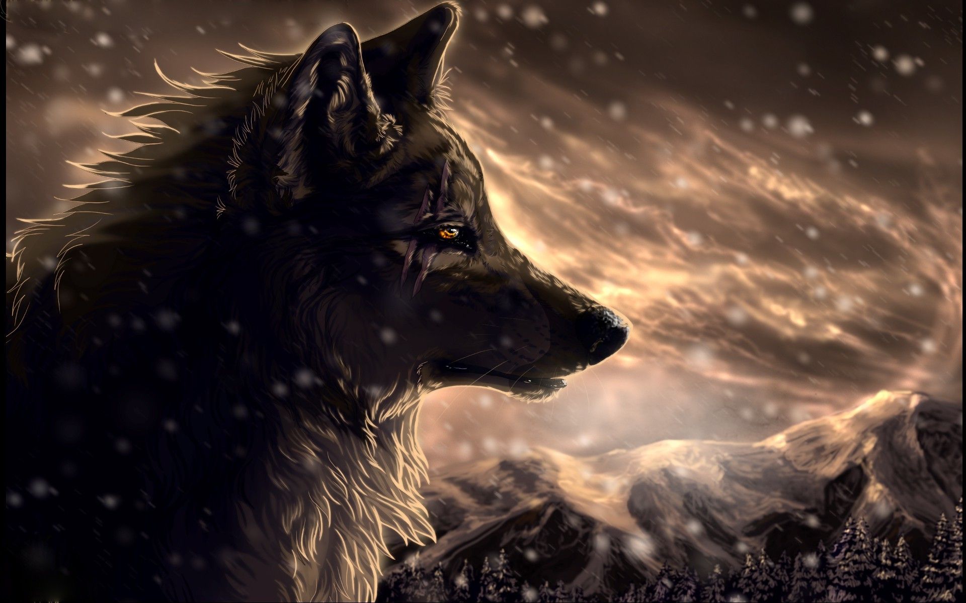 Anime Wolf Wallpapers on WallpaperDog
