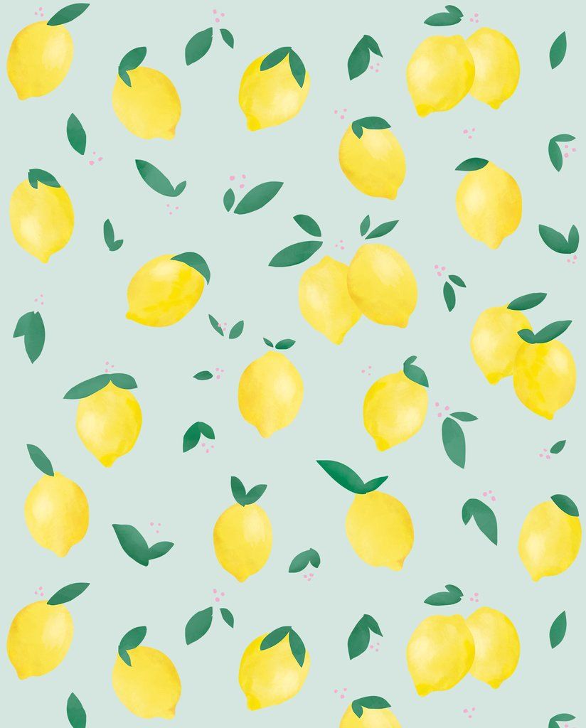Buy Amalfi Lemons Iphone Wallpaper Watercolor High Quality Online in India   Etsy