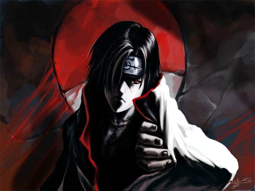 Itachi desktop wallpaper from a screenshot of a scene in the anime   rNaruto