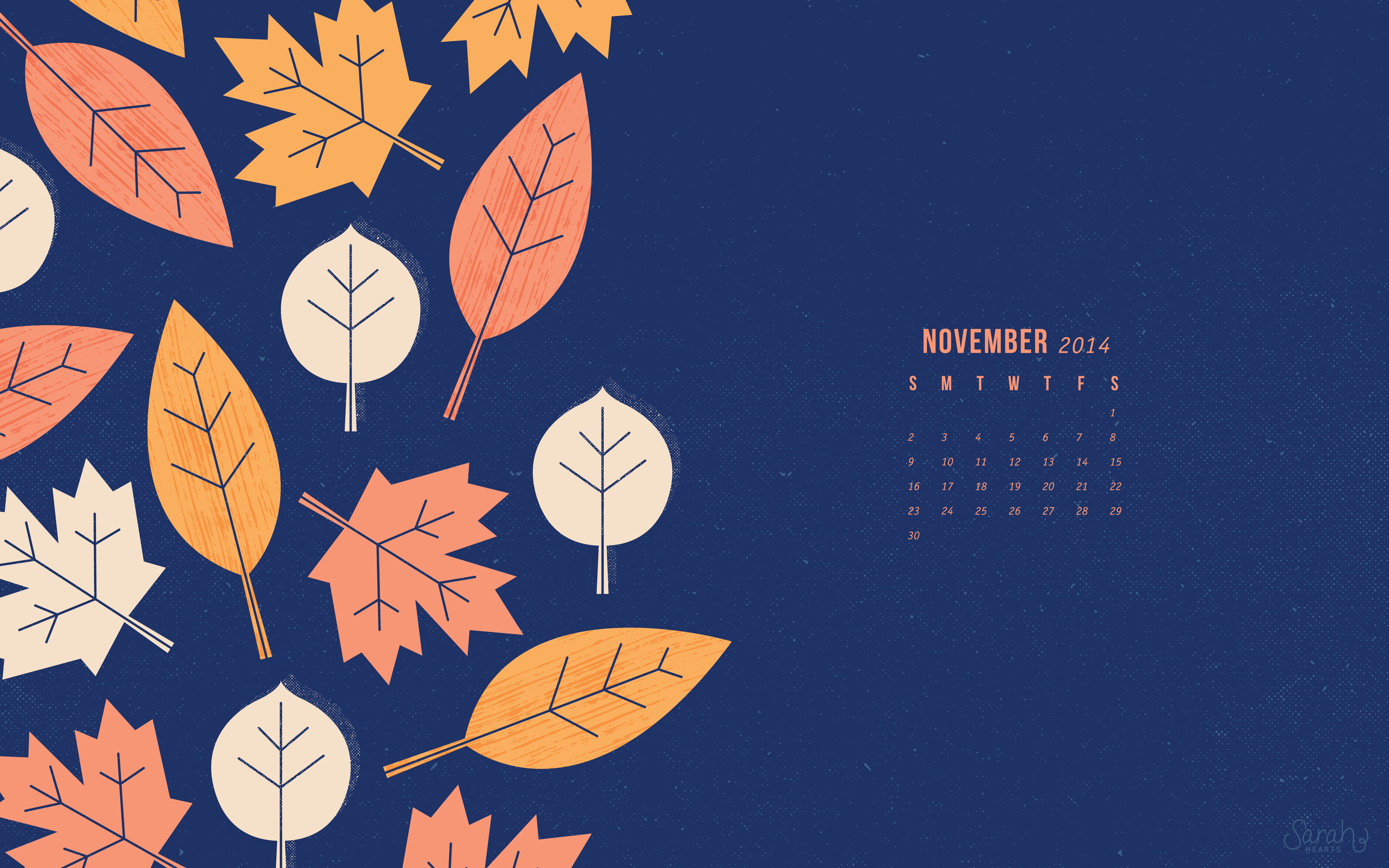 Free November 2018 wallpaper calendars  Flipsnack Blog