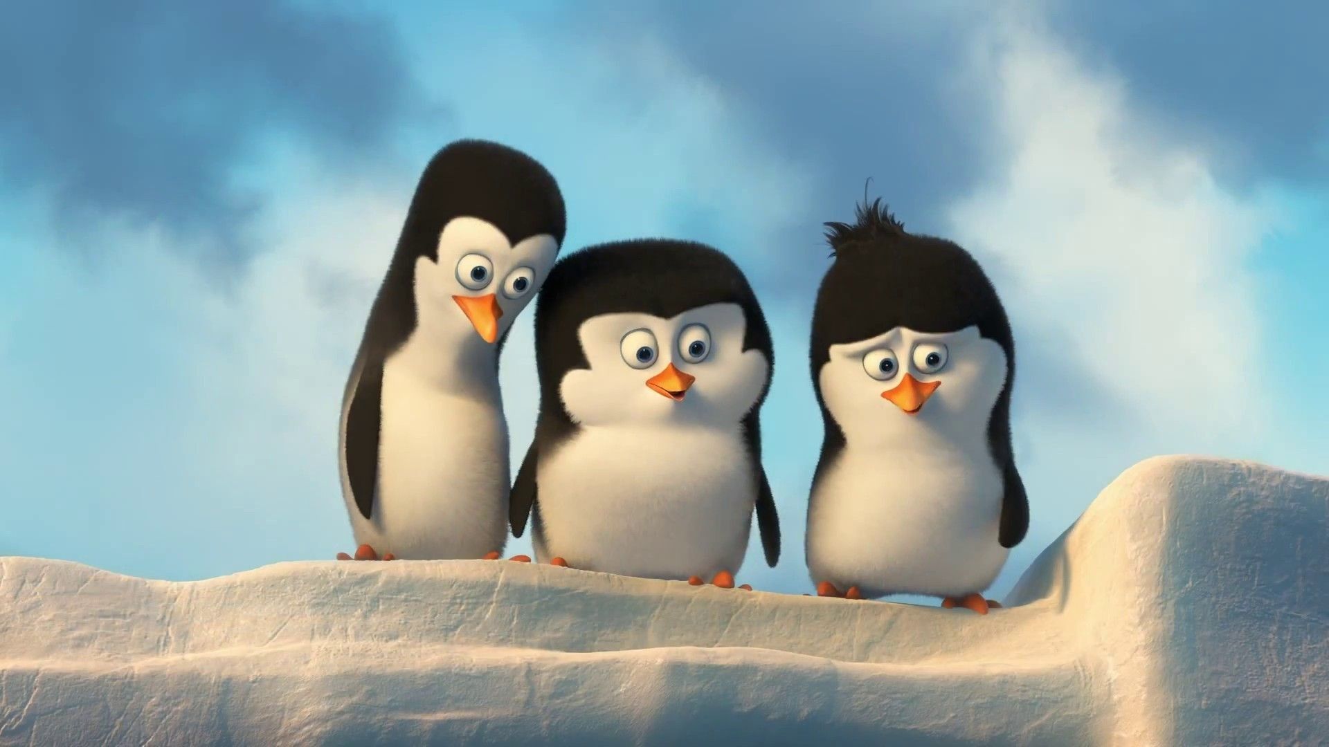 Digital Download Cute Penguins iPad Wallpaper
