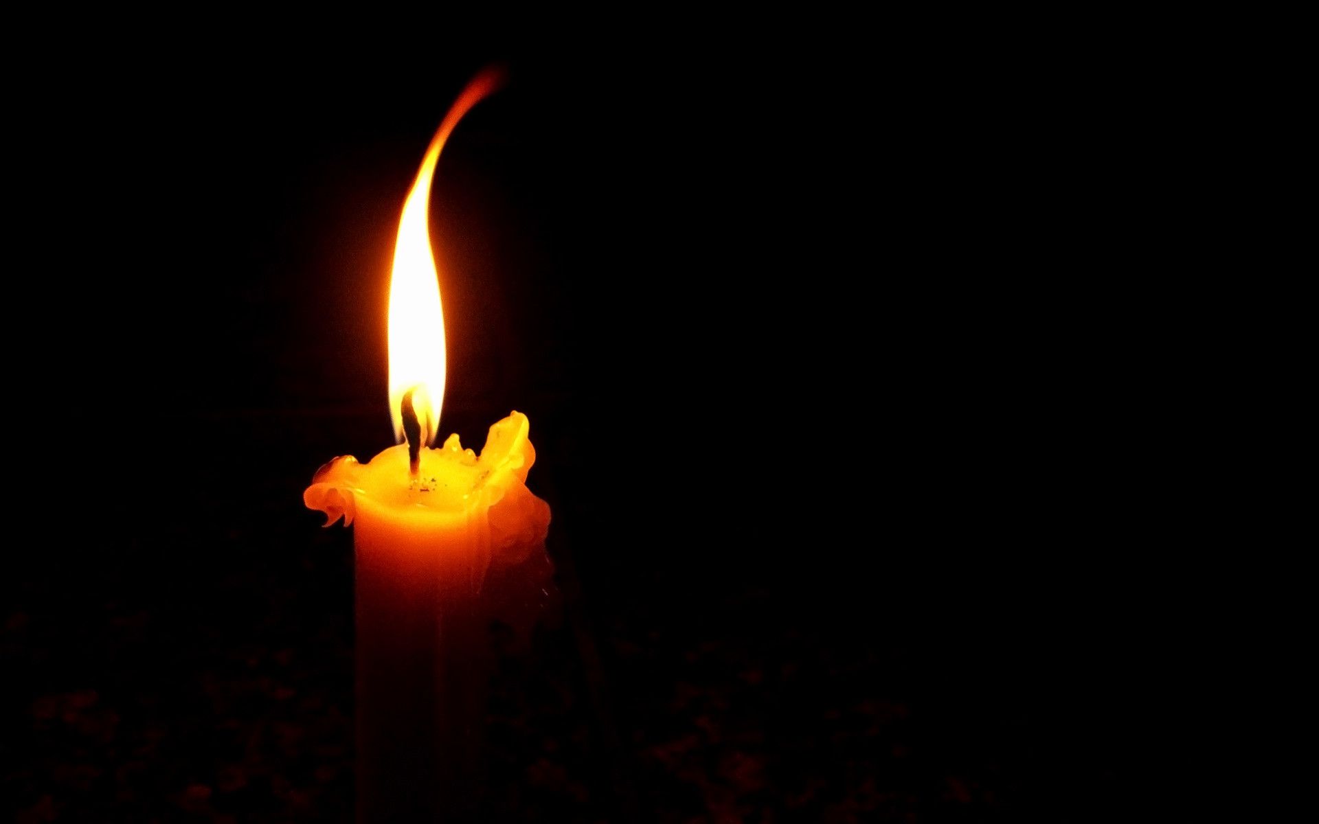 Download wallpaper 1920x1080 candle, light, shadow, reflection full hd,  hdtv, fhd, 1080p hd background
