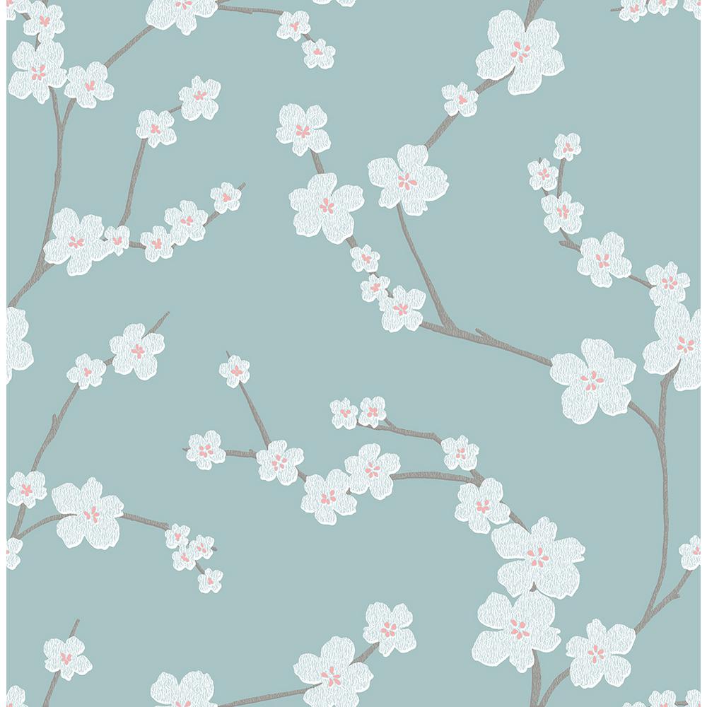 Turquoise Cherry Blossoms Wallpapers on WallpaperDog