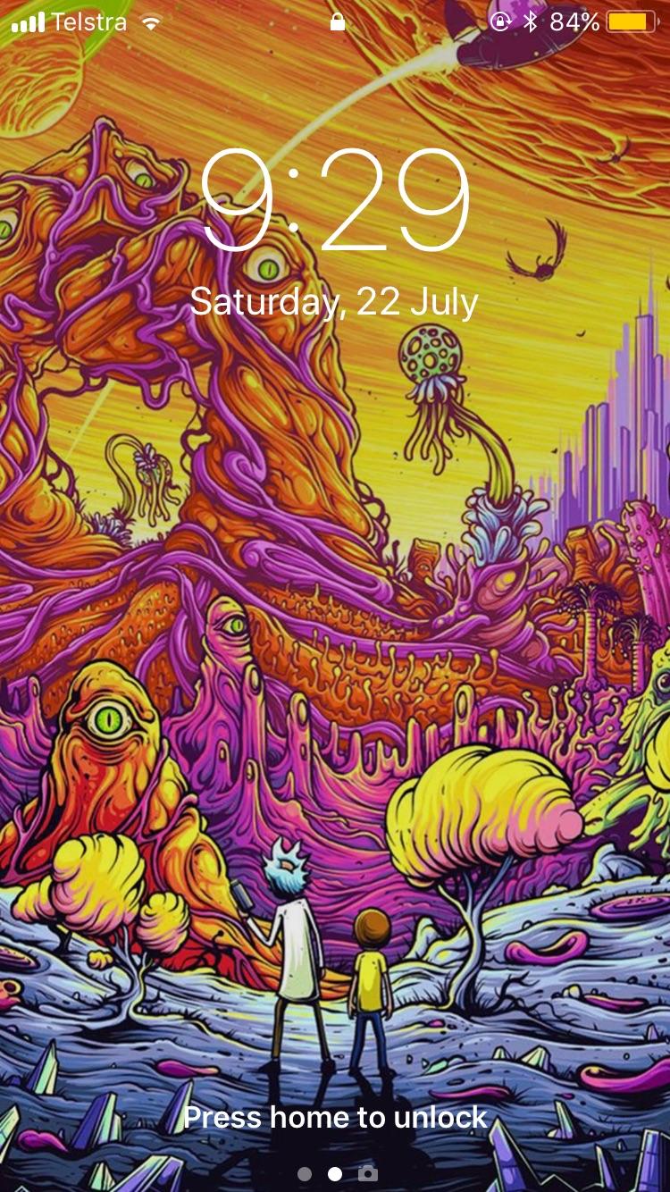 acid trip wallpaper iphone