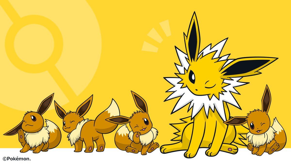 Download wallpaper 800x1200 pokemon yellow black jolteon iphone 4s4 for  parallax hd background