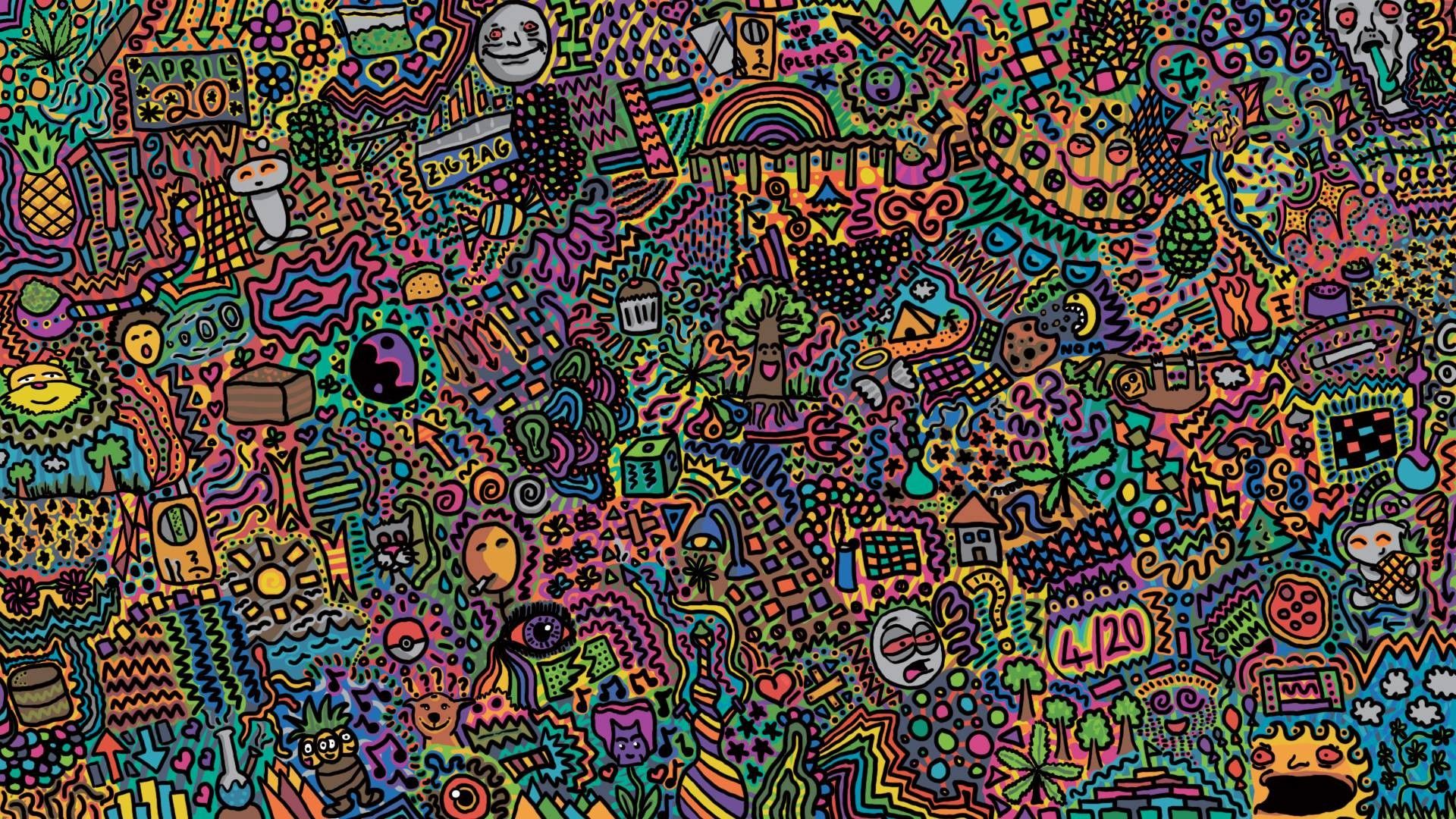 acid art wallpaper