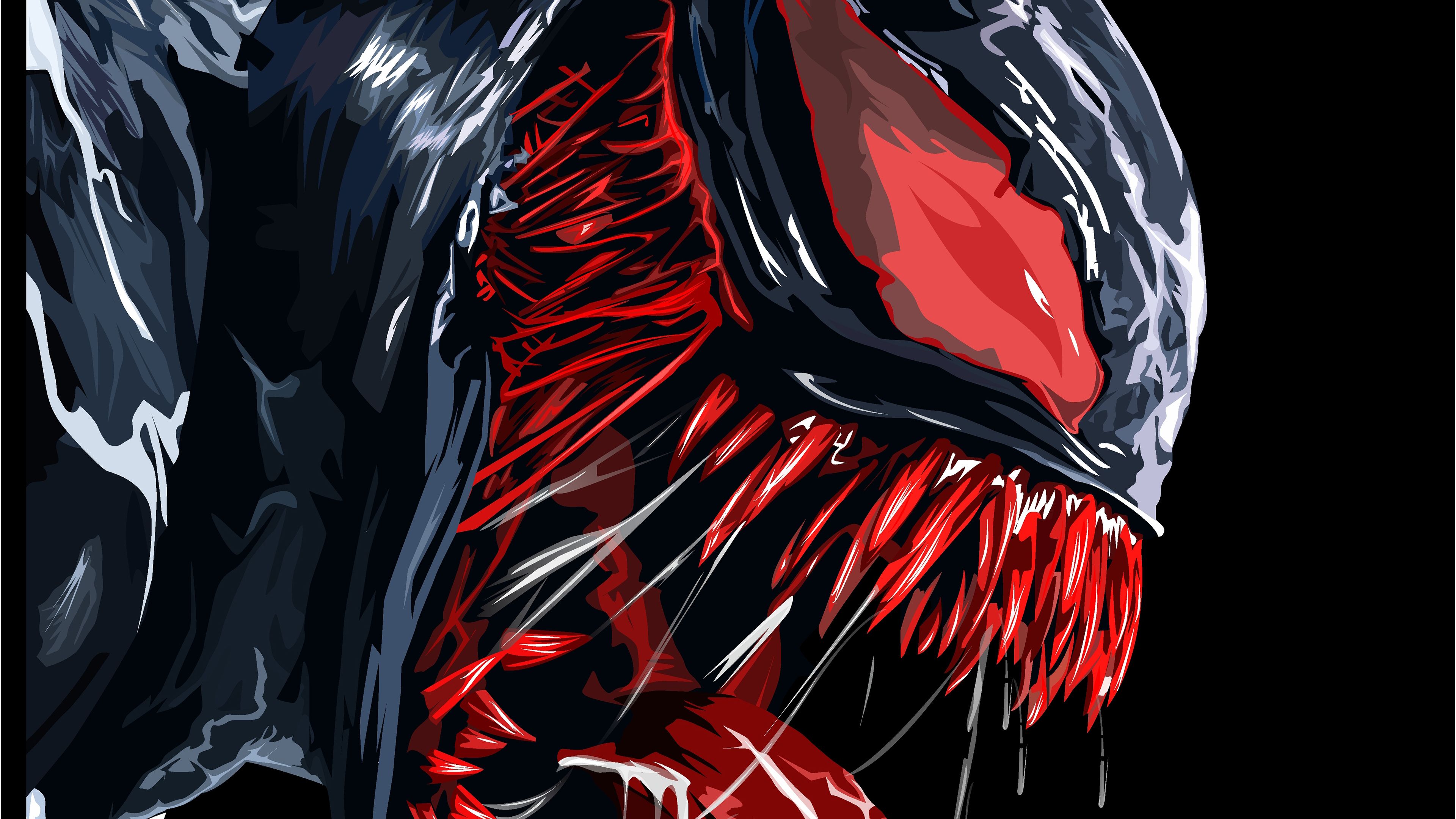3840x2160 Venom Dark Artwork 4k HD 4k Wallpapers, Images, Backgrounds,  Photos and Pictures