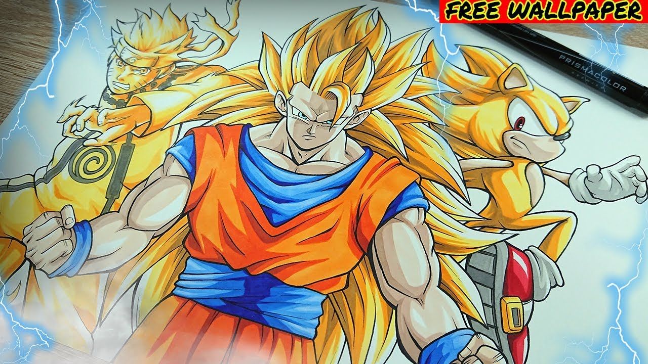 Goku Vs Naruto Wallpapers  Wallpaper Cave