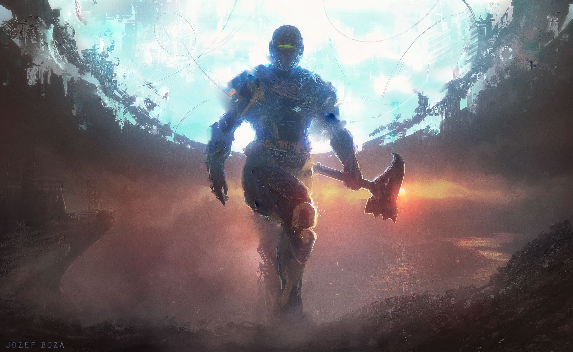 Download A Titan hero in fierce battle in the videogame Destiny 2 Wallpaper   Wallpaperscom