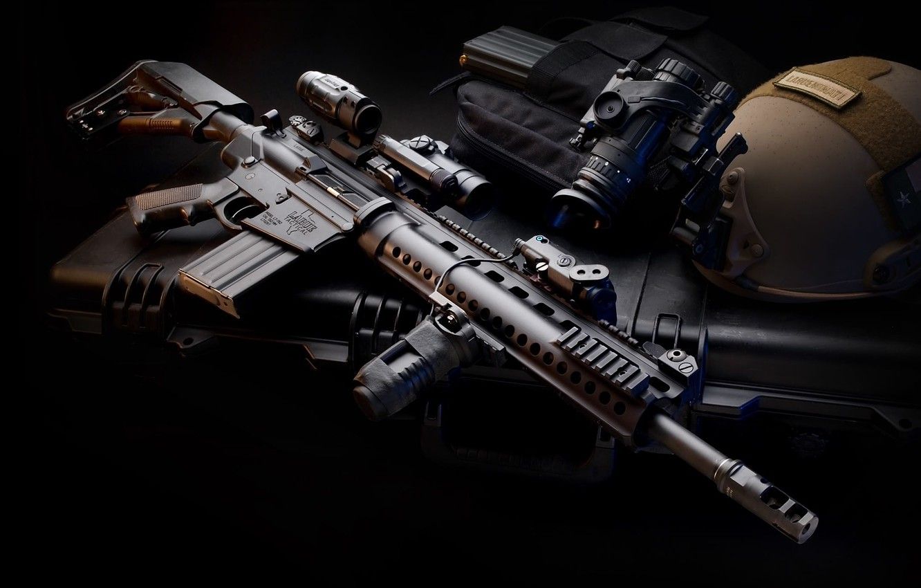 AWM Wallpaper 4K Sniper rifle PUBG MOBILE 3074