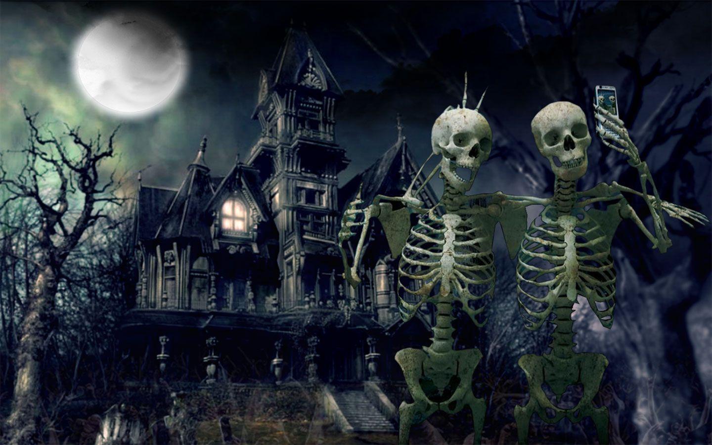 Wallpaper ID 1401457  horror landscape mist haunted house 4K dark  halloween free download