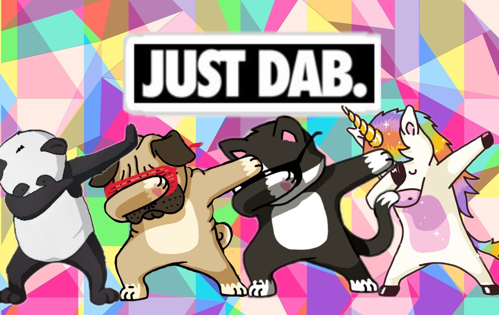Dabbing unicorn Wallpapers Download  MobCup