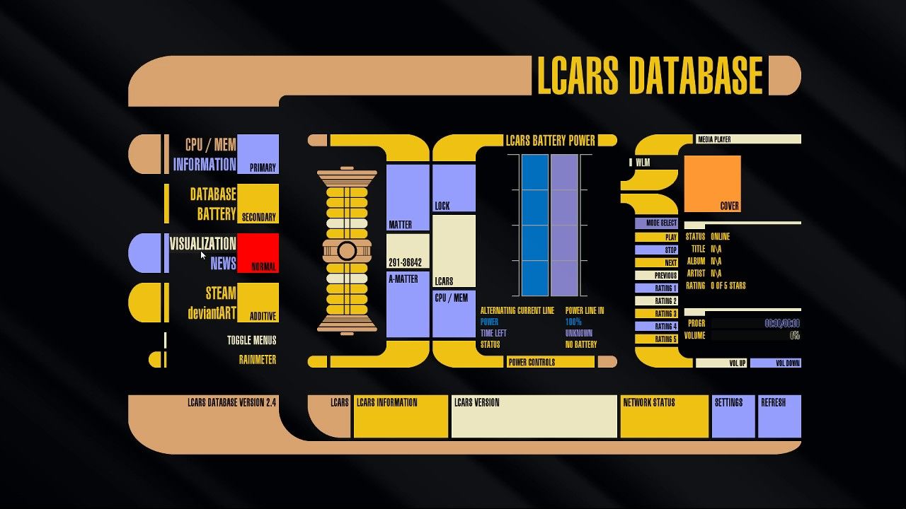 Star Trek LCARS Background