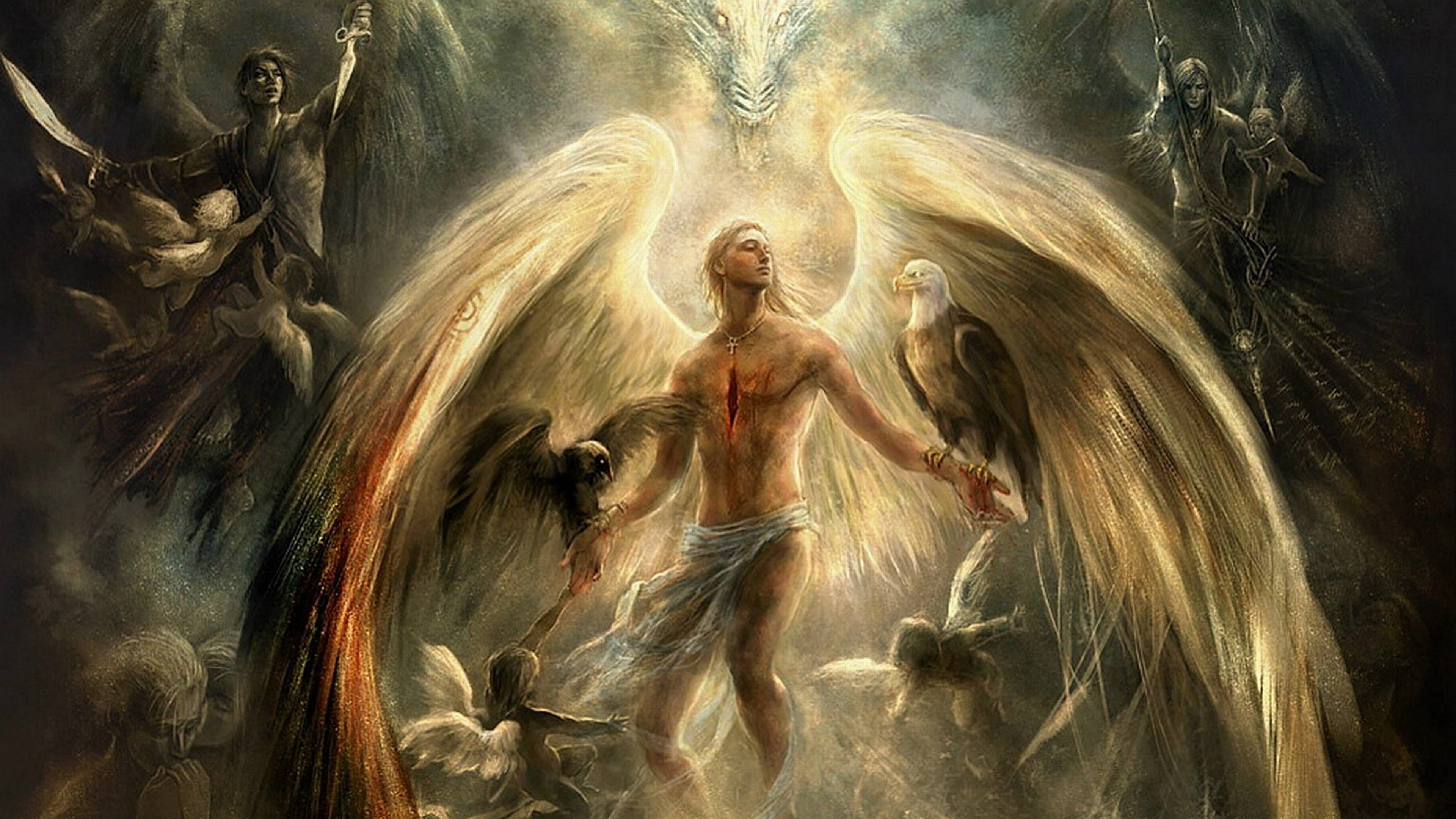 Hãy nhìn vào bức ảnh của Thiên thần và cảm nhận vẻ đẹp tuyệt vời của nó. Với đôi cánh trắng tinh khiết, thiên thần đưa người ta đến với một thế giới mơ màng, nơi chỉ có sự thanh nhã và tình yêu thương.