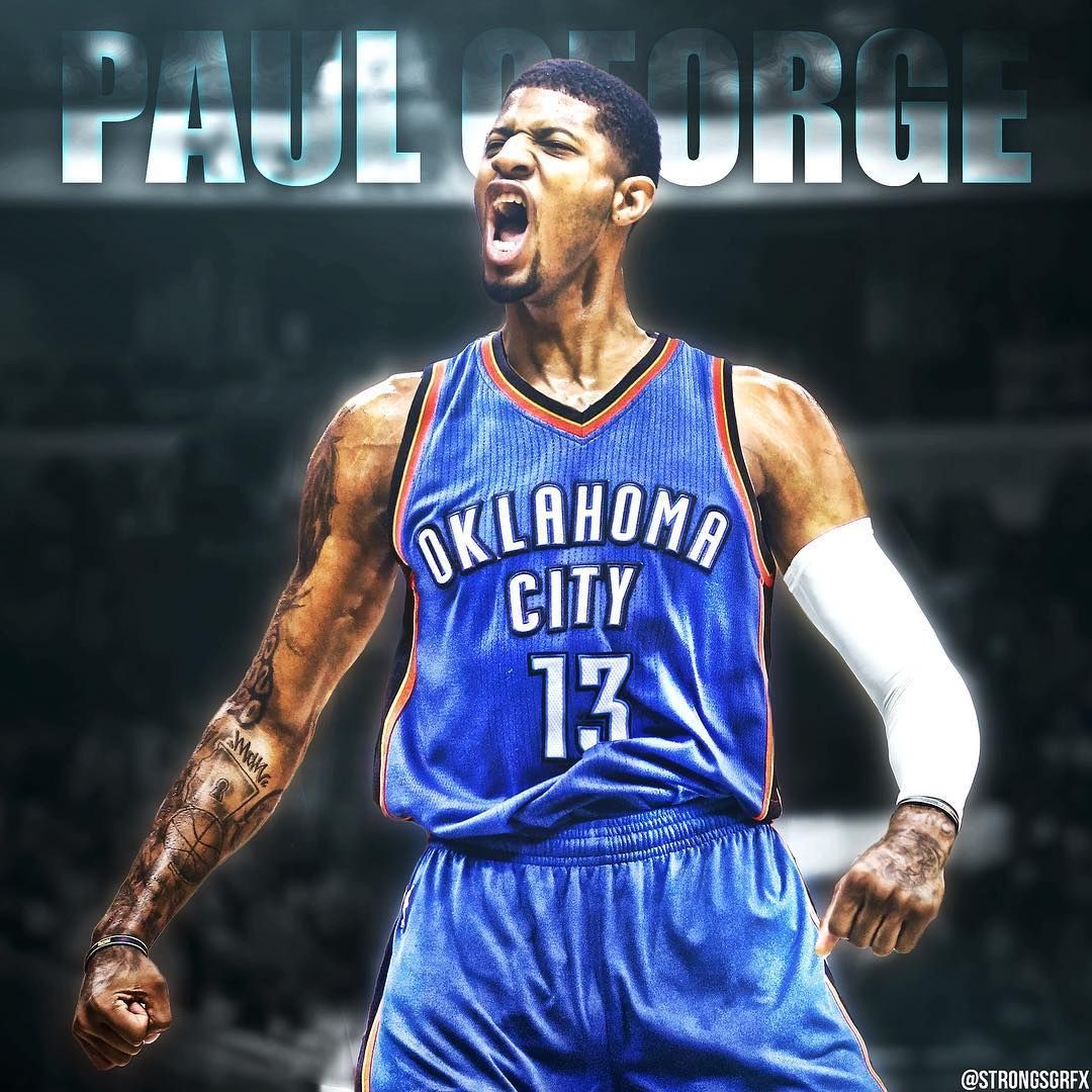 Download Oklahoma City Thunders Paul George, Russell Westbrook Wallpaper