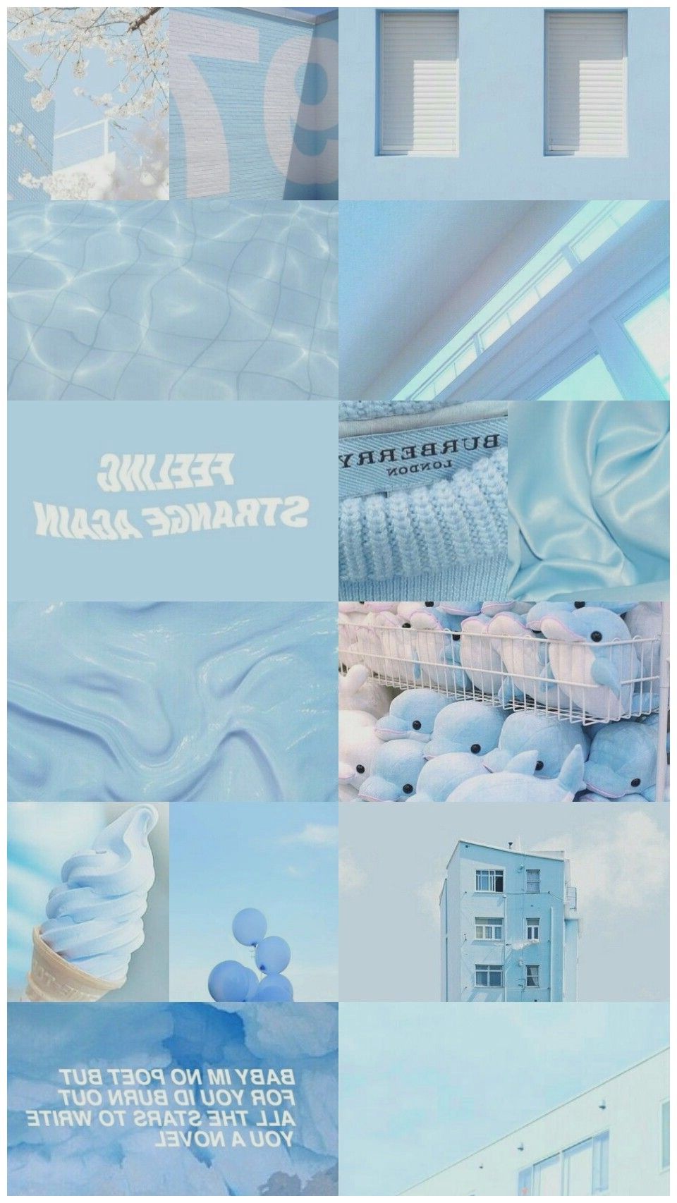 Pastel Blue Aesthetic Iphone Wallpapers On Wallpaperdog