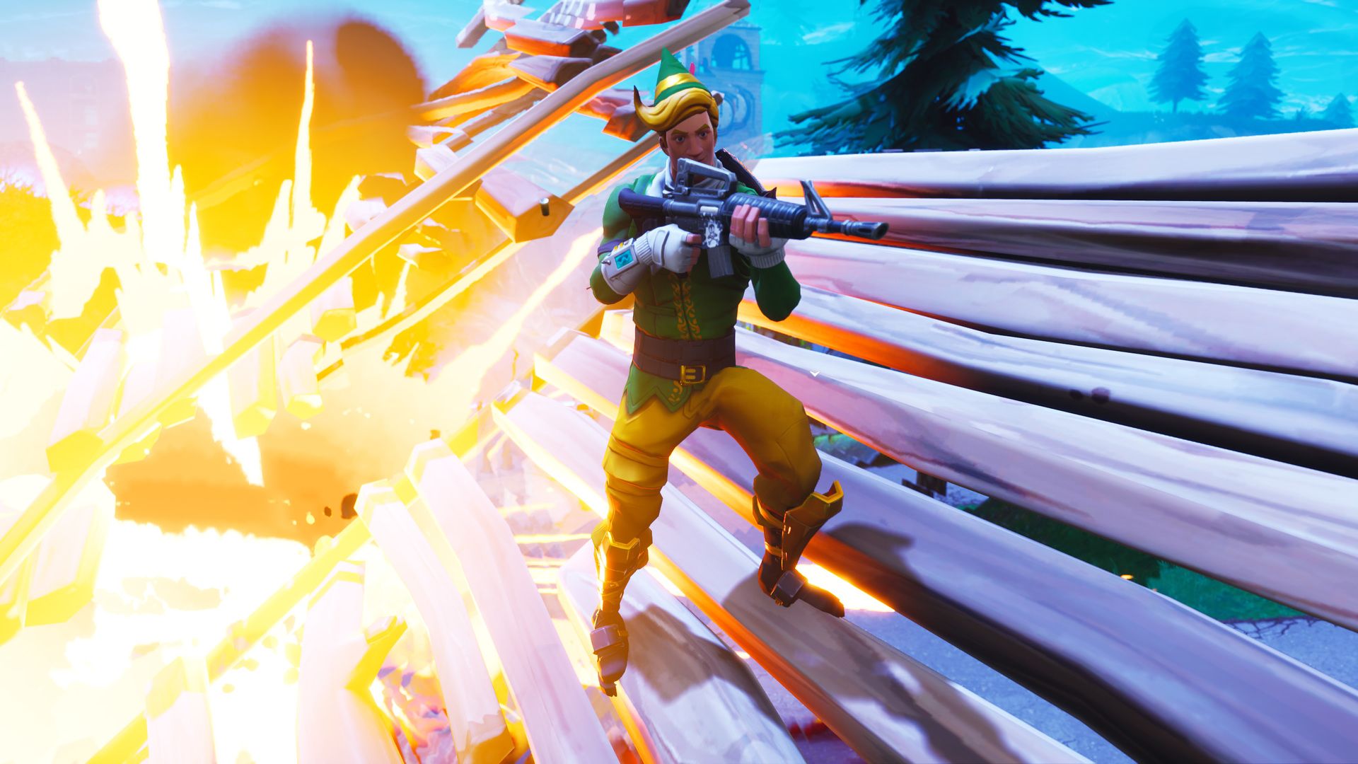 Fortnite Battle Royale 4K Phone iPhone Wallpaper #9711b