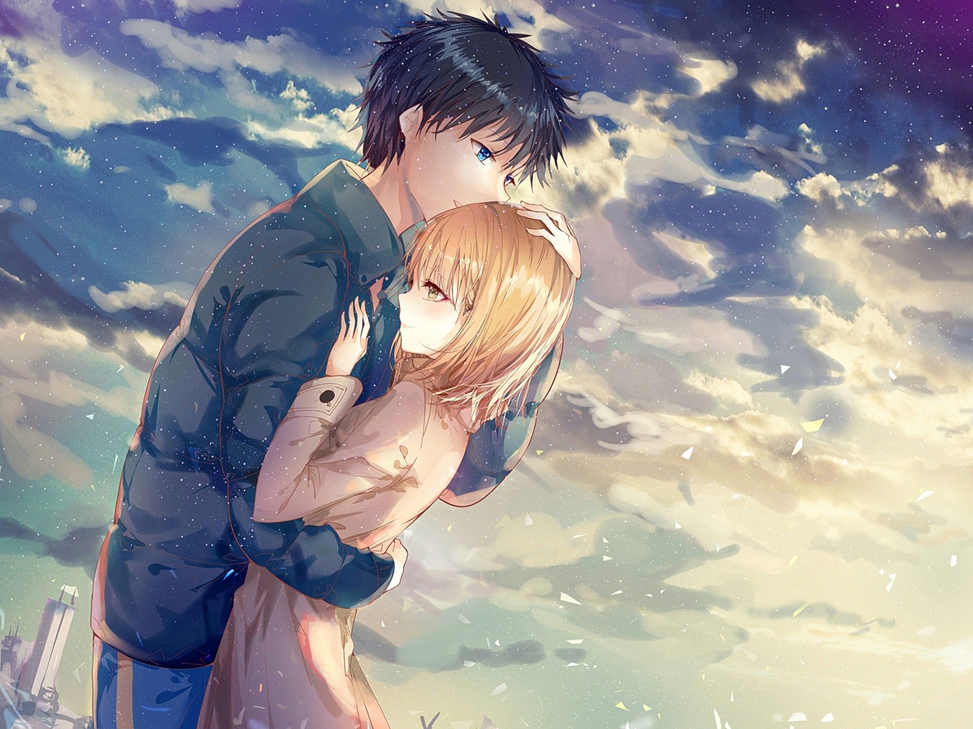360x640 Cute Anime Couple Hug 360x640 Resolution HD 4k Wallpapers Images  Backgrounds Photos and Pictures