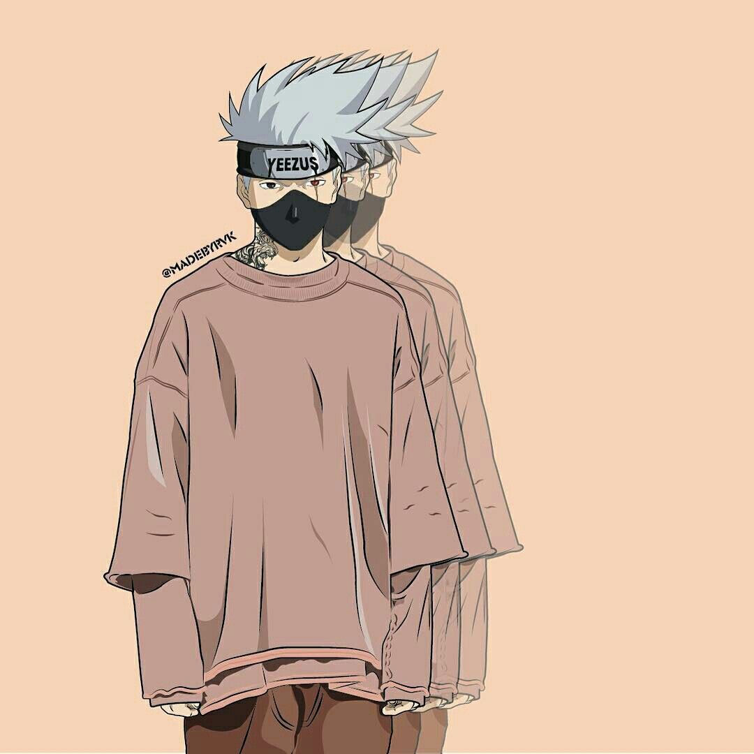 Kakashi Supreme Iphone Wallpaper, Supreme Hypebeast Product D33