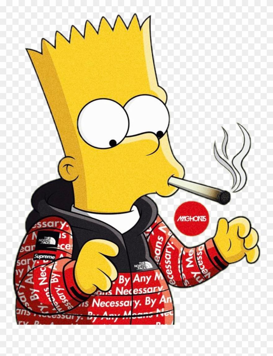 Bart simpson, bart simpsons, supreme, HD phone wallpaper