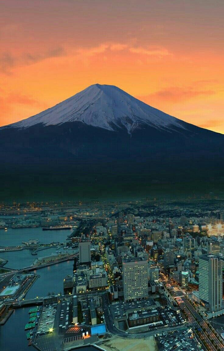 Mount Fuji mountain nature sunset scenic HD phone wallpaper  Peakpx