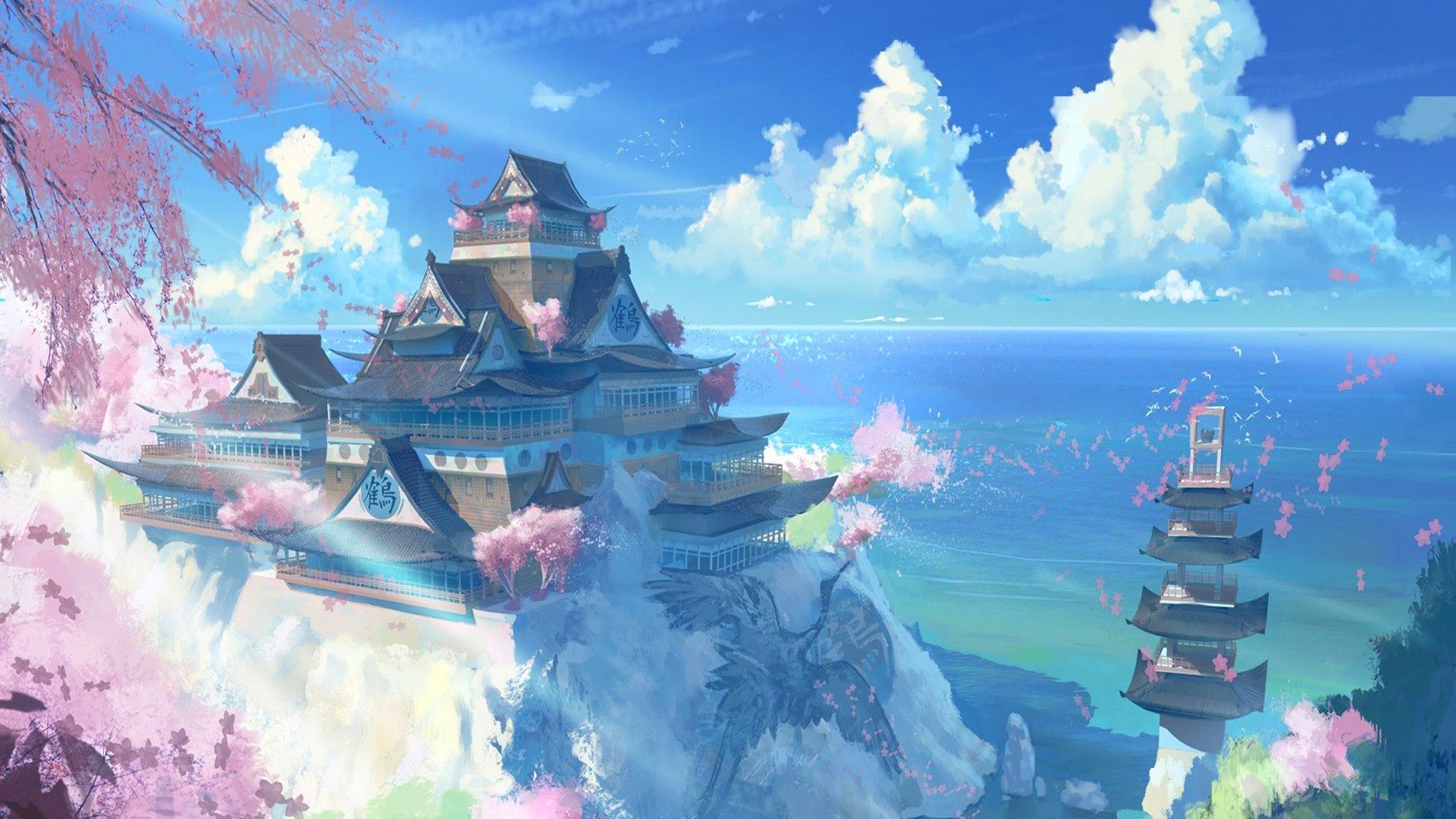 Anime Landscape 4k Ultra HD Wallpaper by Abyss