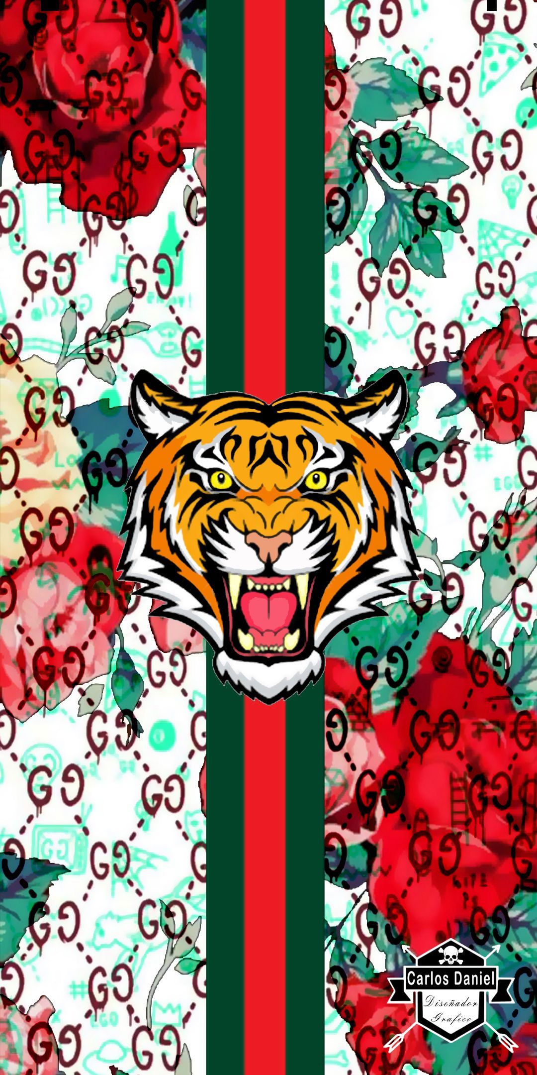 gucci wallpaper tiger