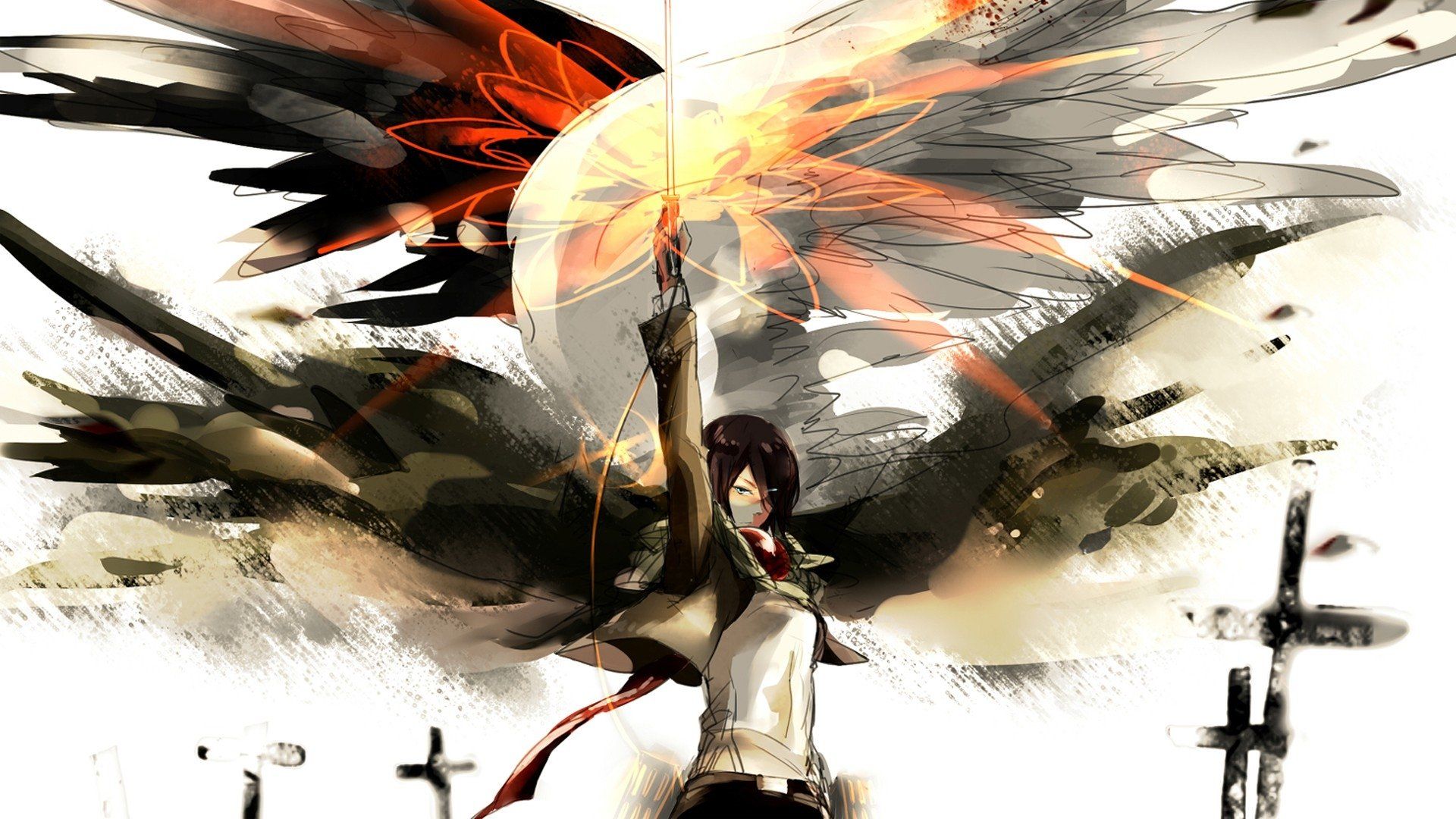 Attack On Titan Mikasa Wallpapers on WallpaperDog