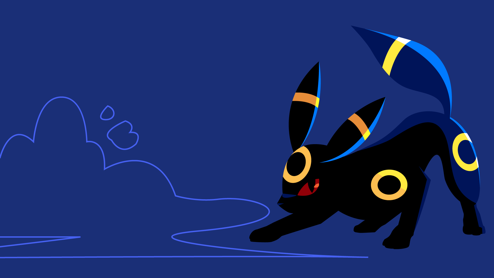 Eeveelution Shiny - Almost Minimalist Wallpaper by LeoRenahy on