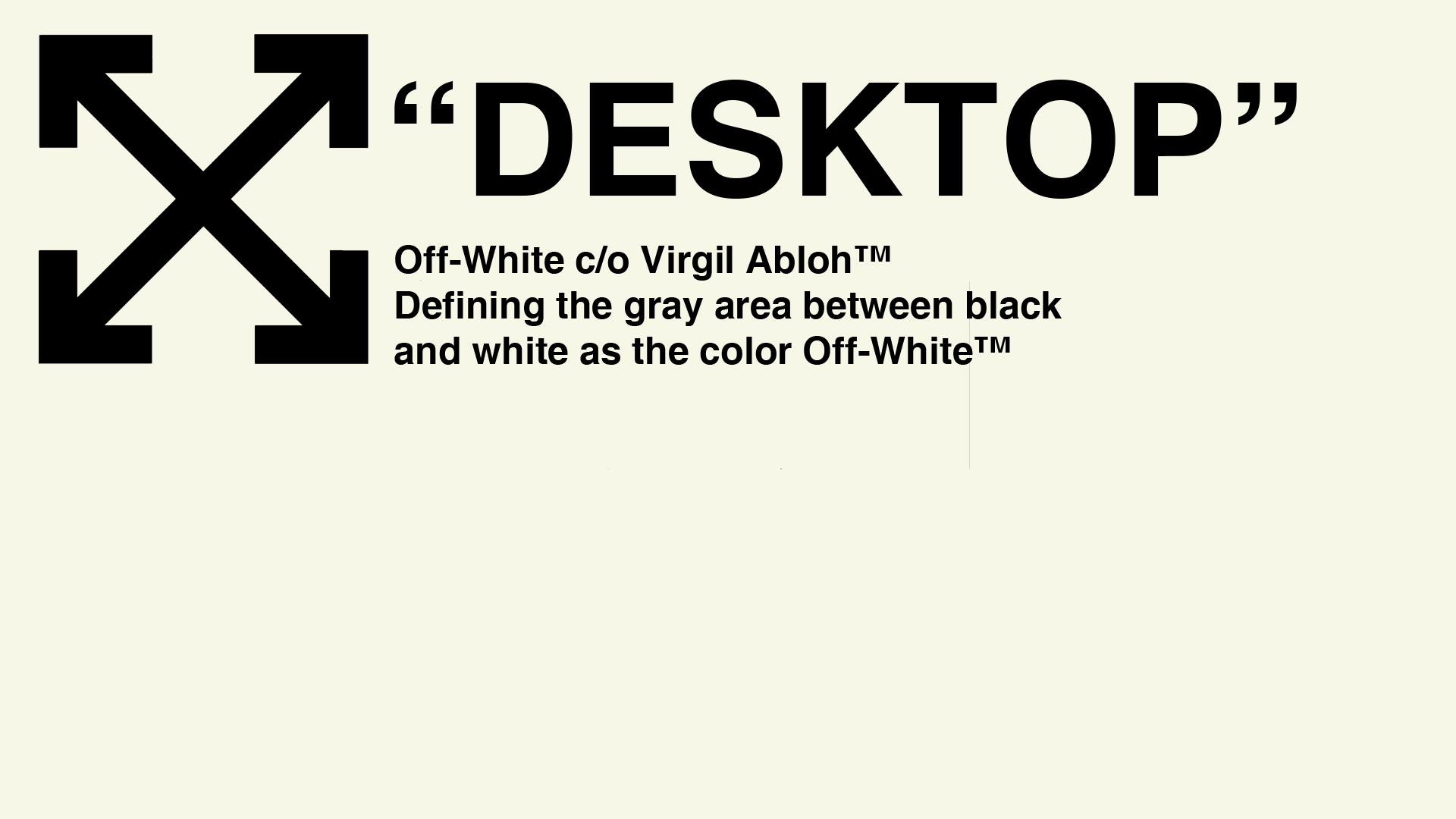 Download Two Style Off White Logo Wallpaper