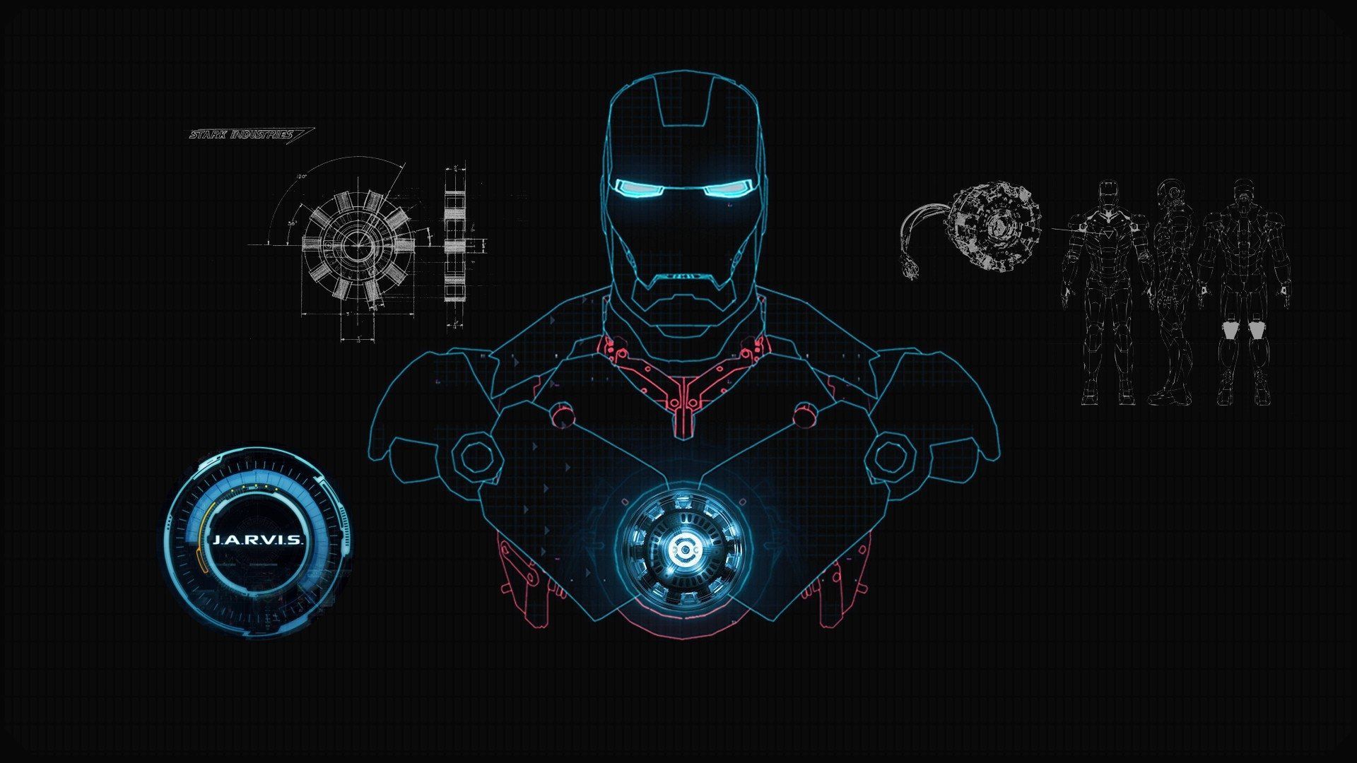 Iron man black pc HD wallpaper  Pxfuel