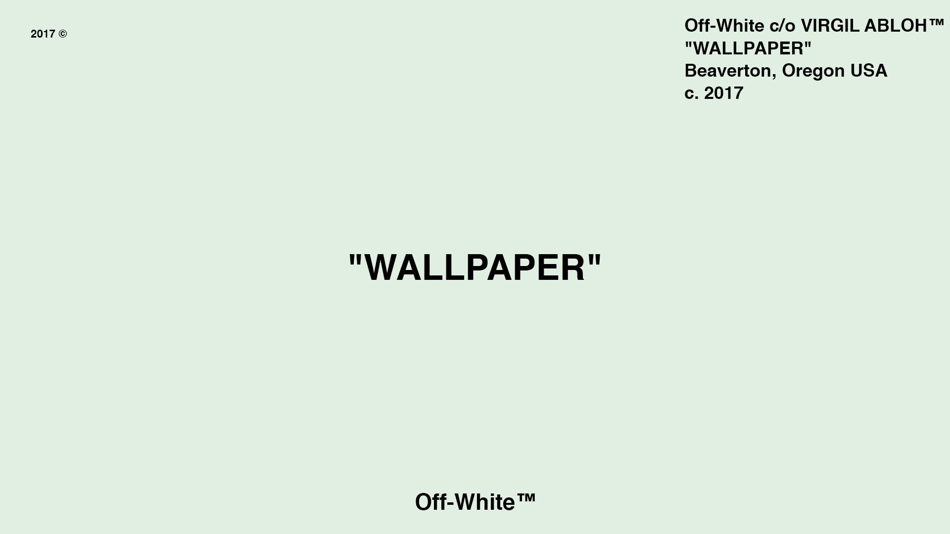 Steam Workshop::Off-White Wallpaper - Virgil Abloh