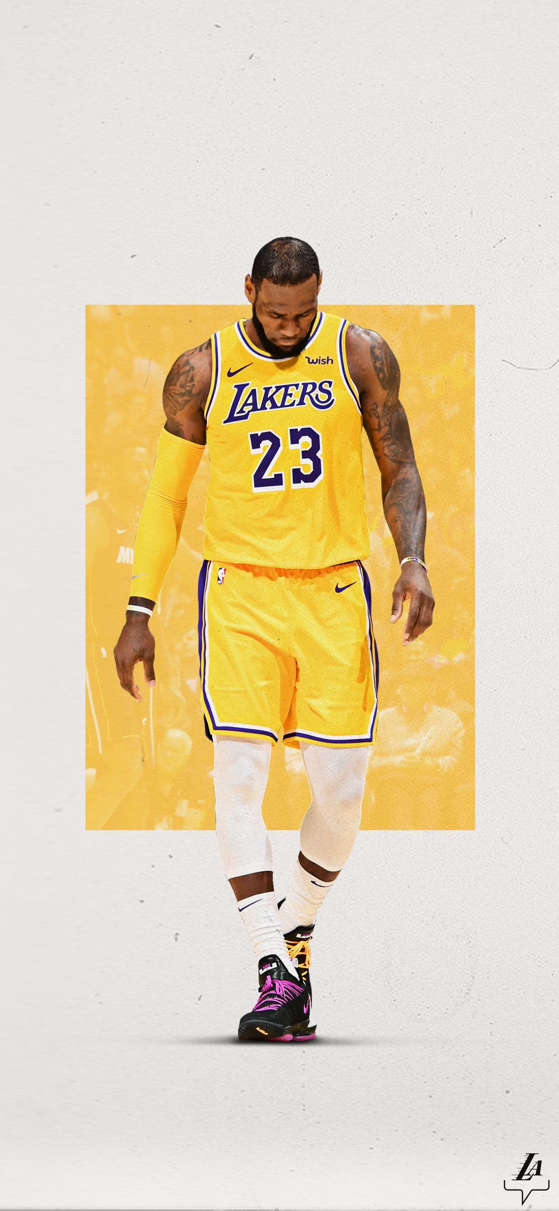 LeBron Lakers Wallpapers on WallpaperDog