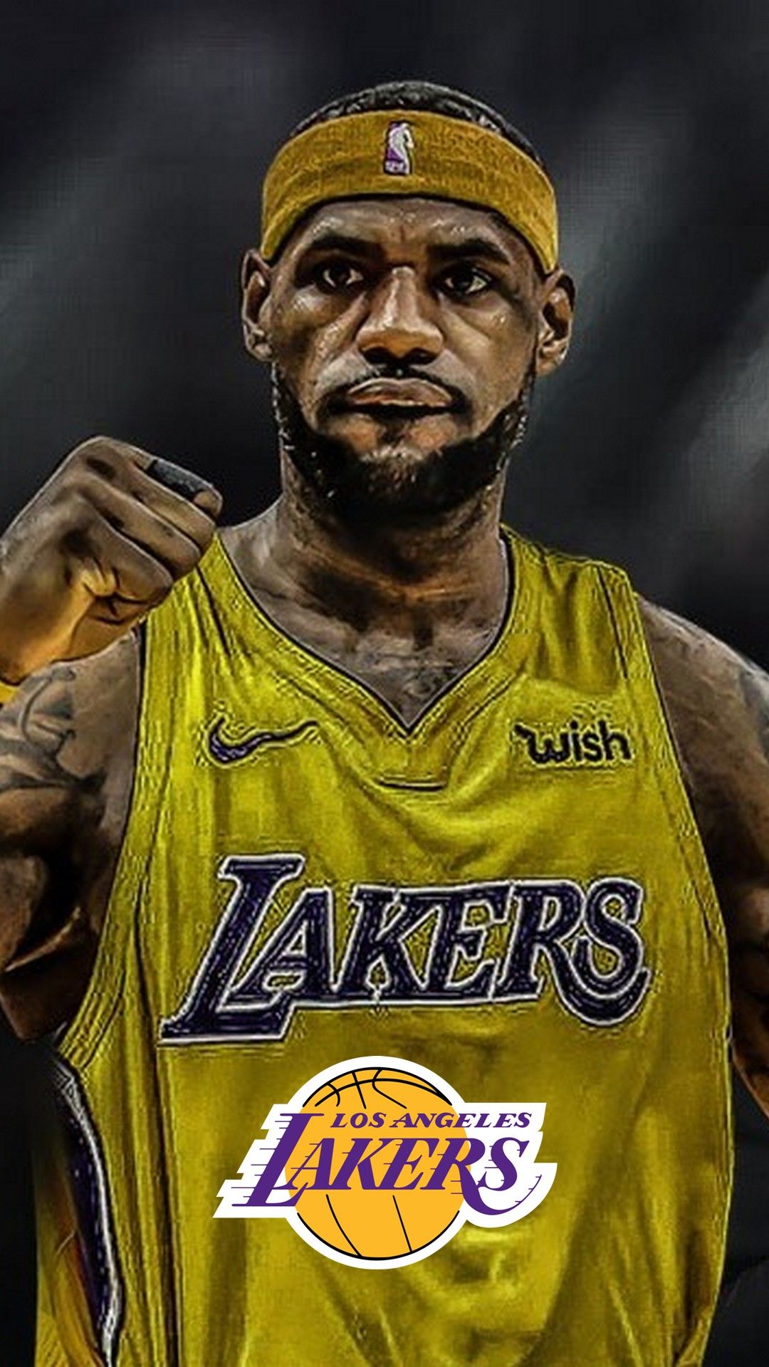 Download Get This Seasons Signature Look with the Lebron James iPhone  Wallpaper  Wallpaperscom