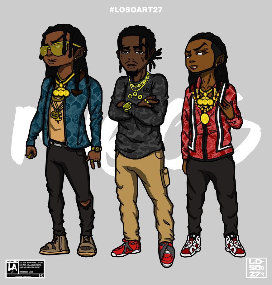 Quavo Cartoon Wallpapers on WallpaperDog