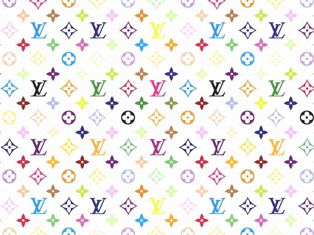 Download Bright and Bold Louis Vuitton Pink Wallpaper