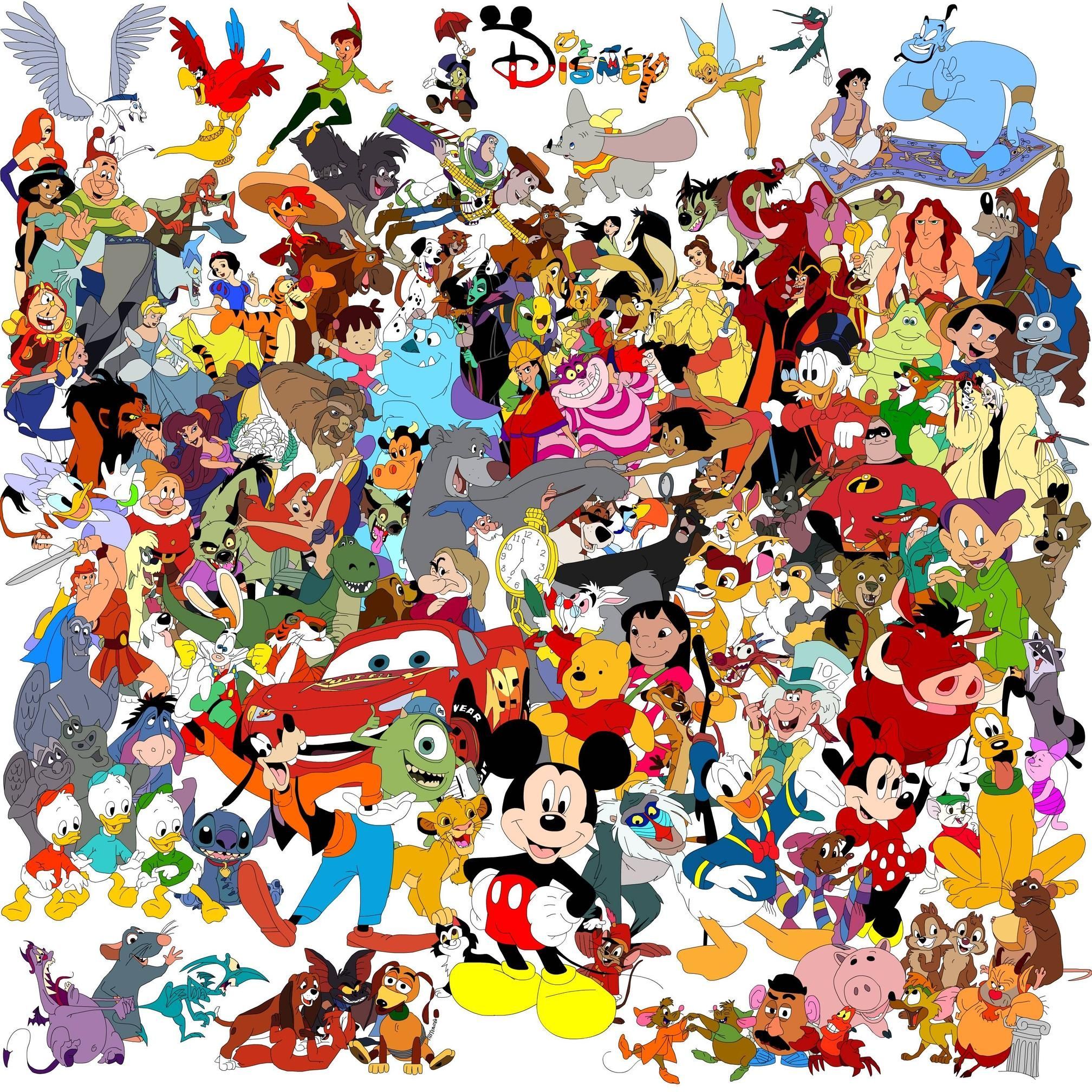 Disney All Characters Wallpapers on WallpaperDog