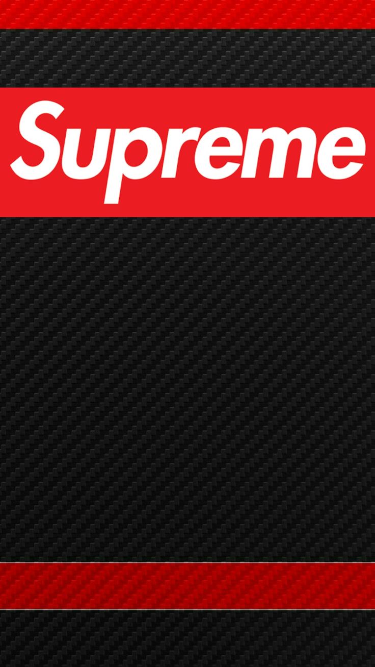 Iphone X Supreme Black Wallpapers On Wallpaperdog