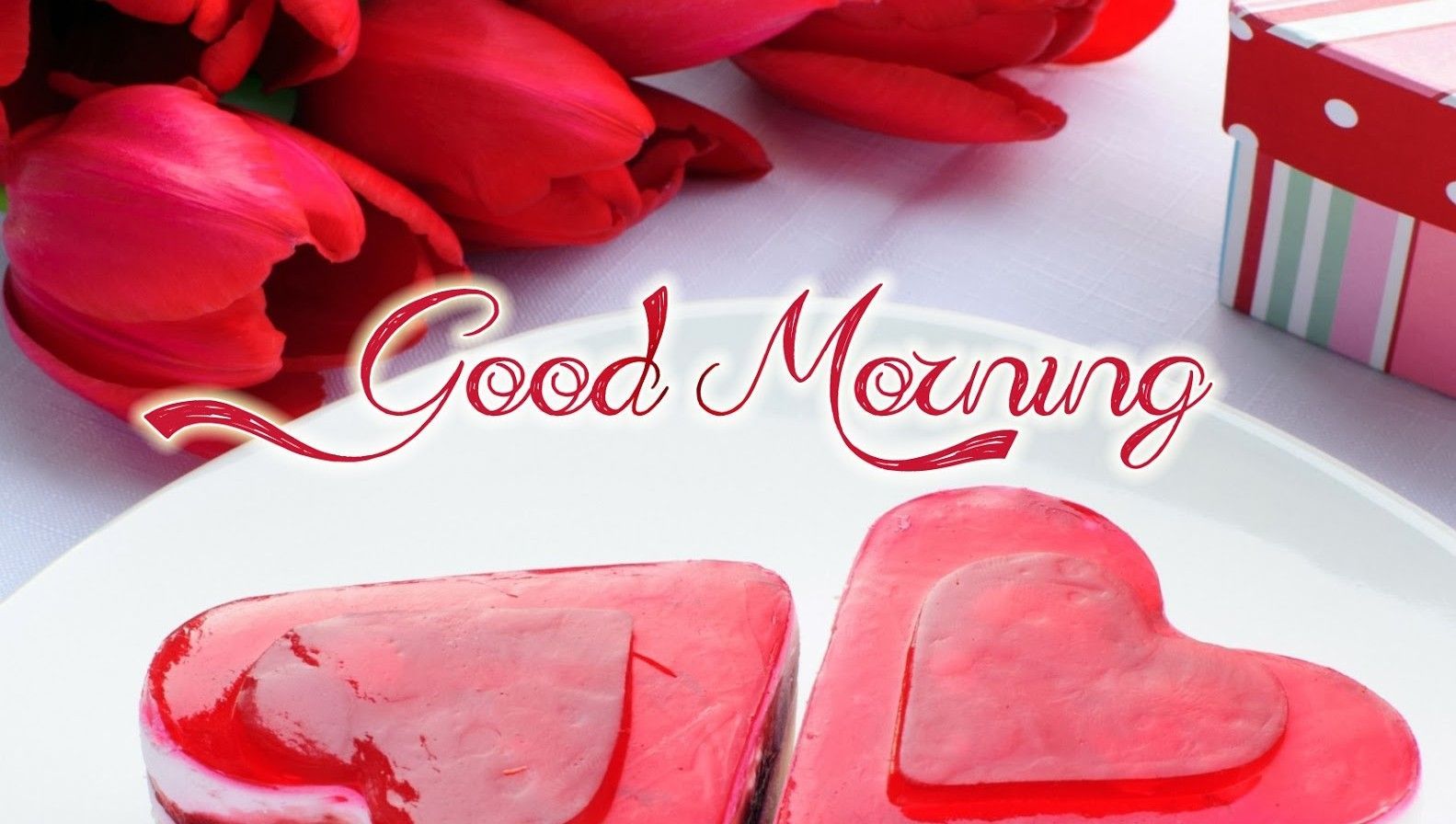 romantic couple good morning wallpaper