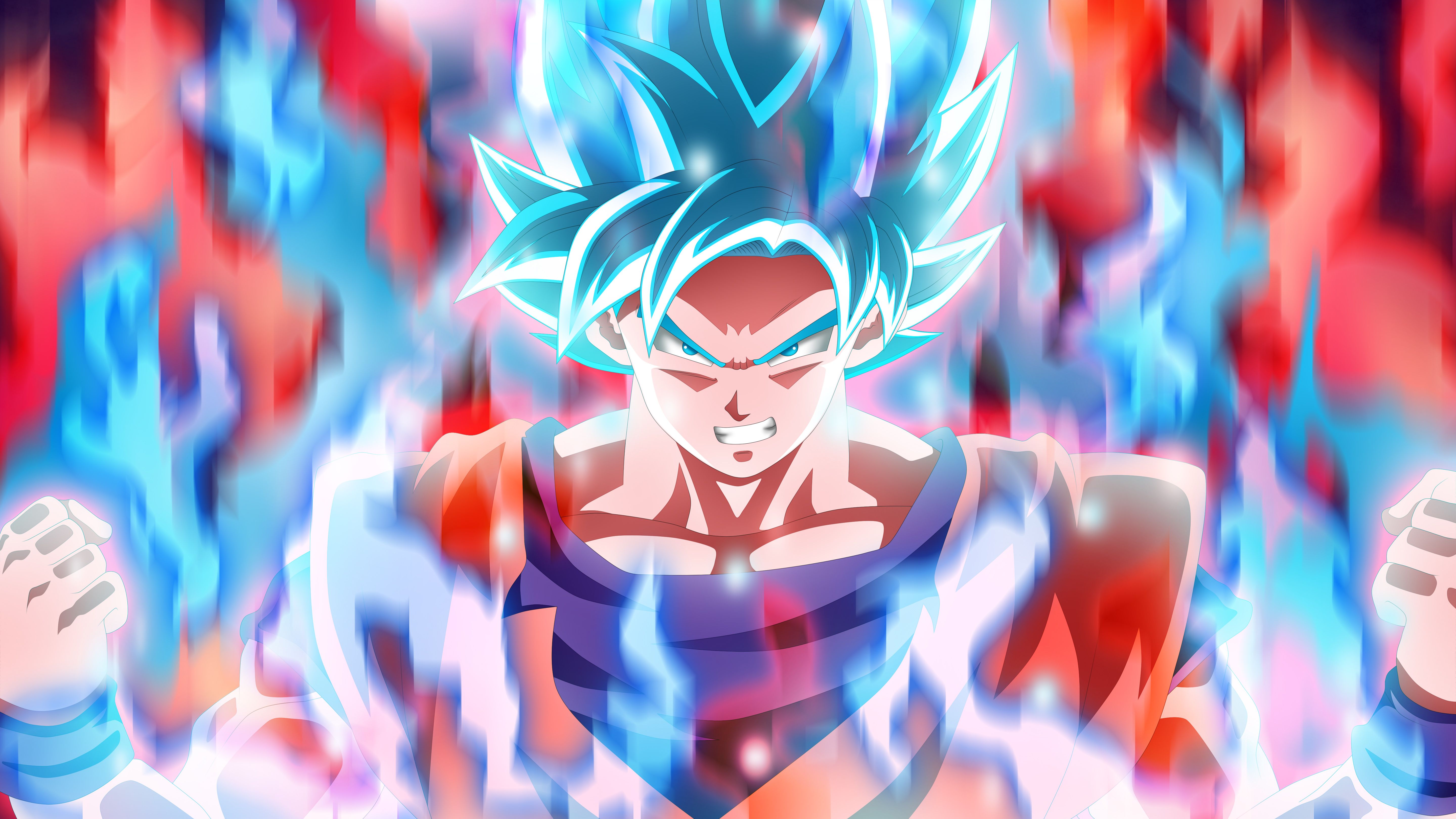 Dragon Ball Super Saiyan Goku UHD 8K Wallpaper