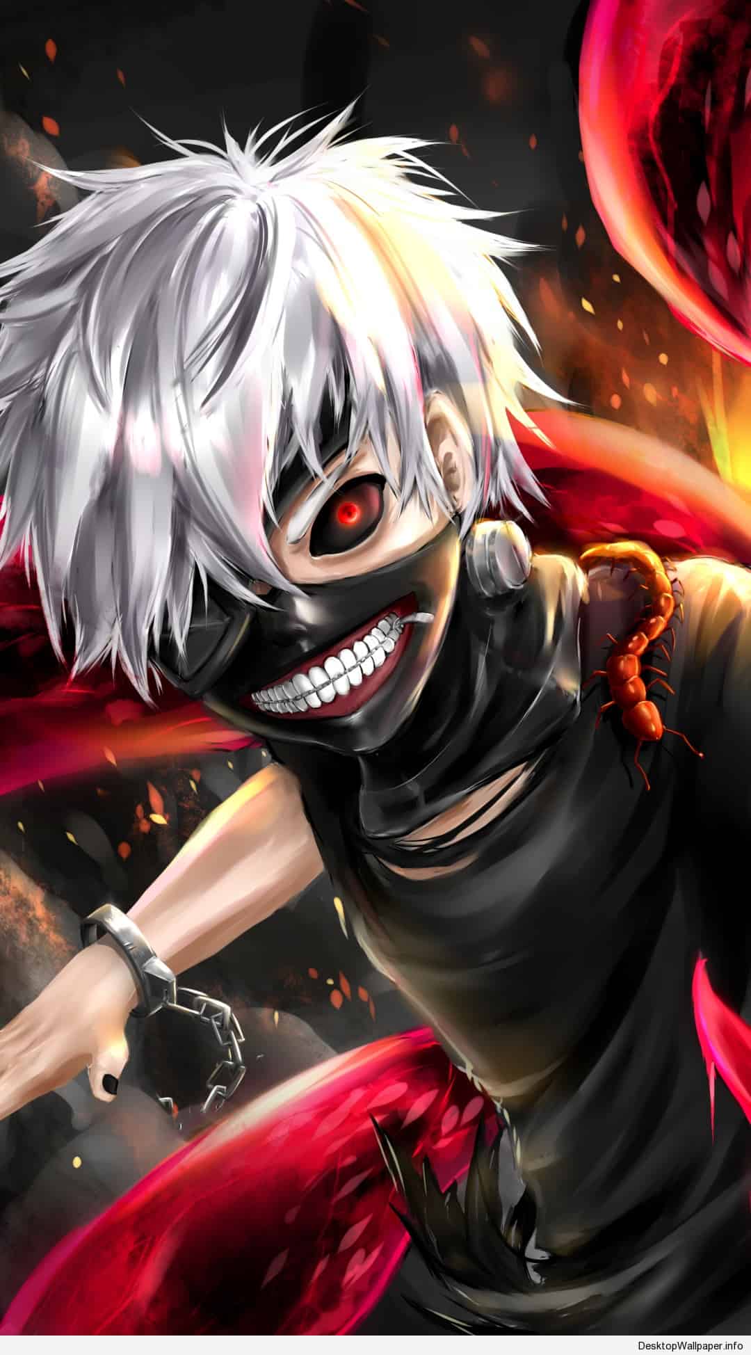 Anime Tokyo Ghoul, Ken Kaneki, 1080x1920 Phone HD Wallpaper