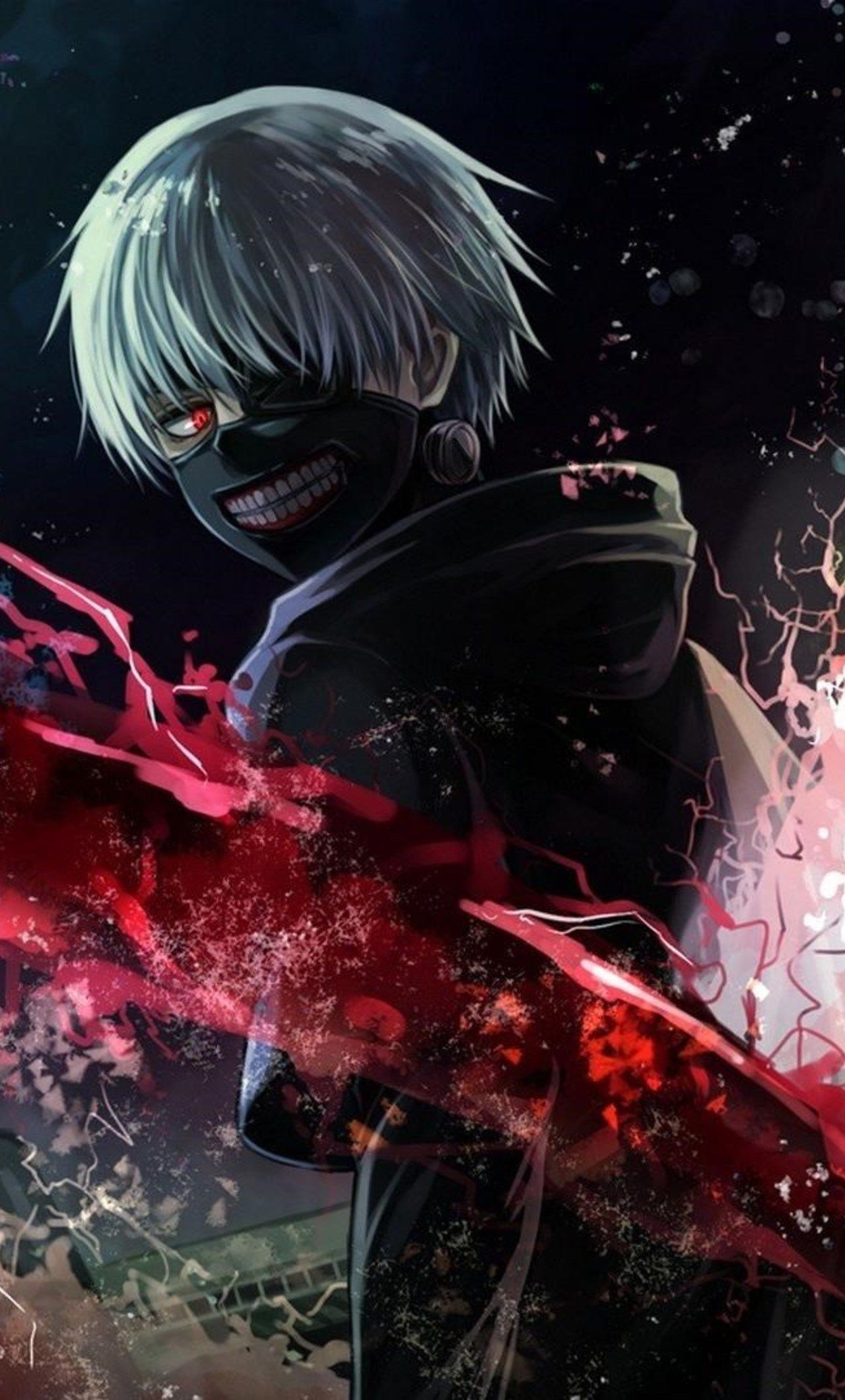 Tokyo Ghoul Ken Kaneki Red Eye 4K Wallpaper iPhone HD Phone #4290f