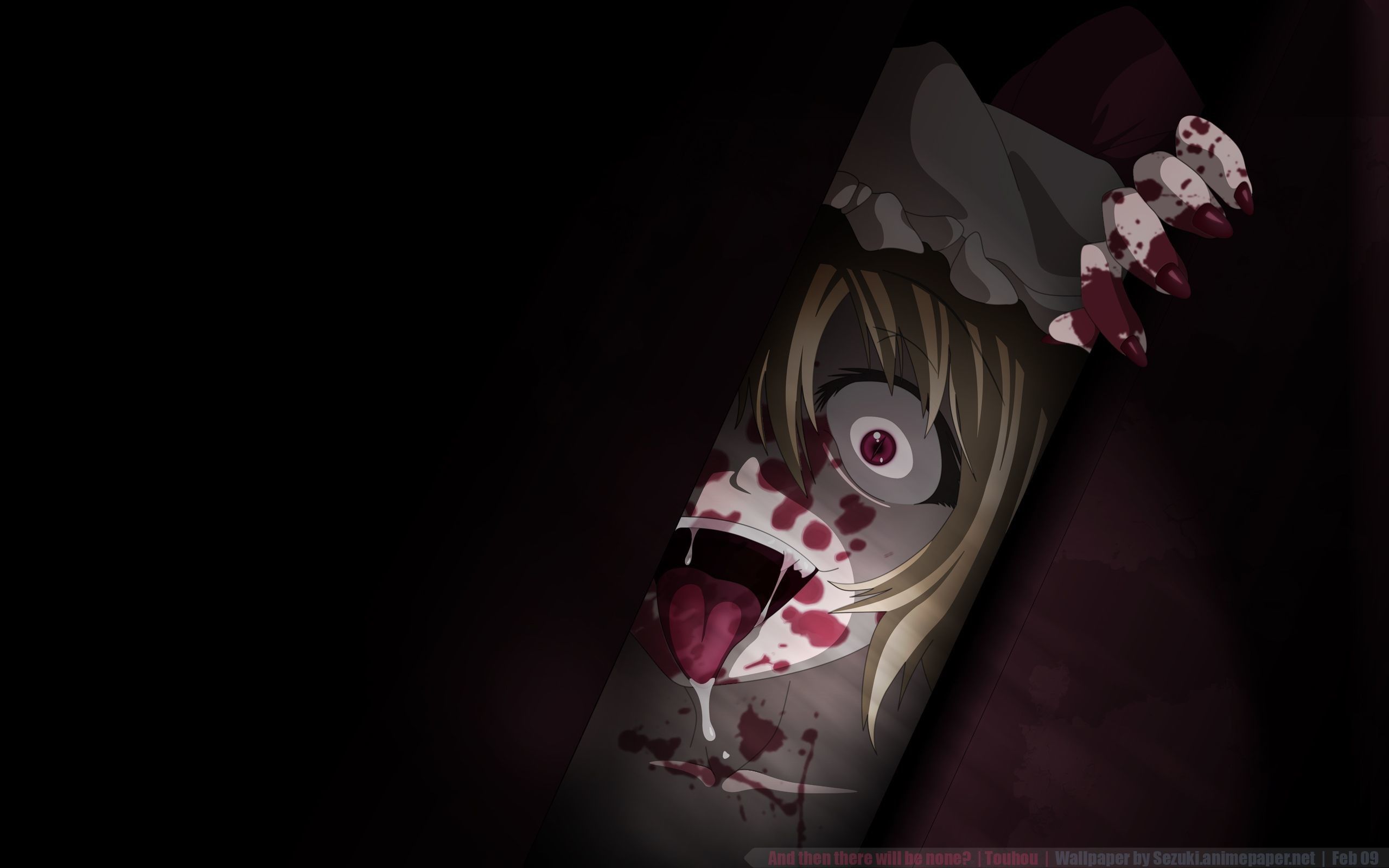 scary anime wallpaper