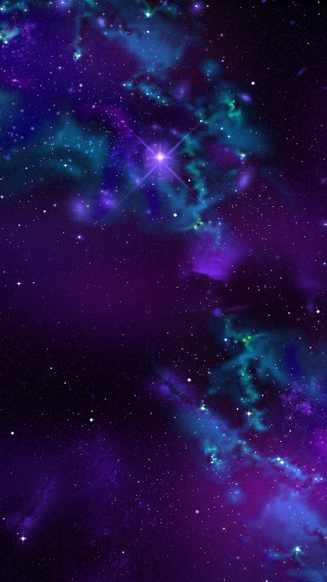 Purple Galaxy iPhone Wallpapers on WallpaperDog