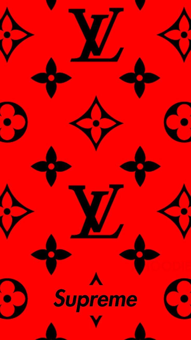 Louis V Ebene Red Wallpaper - Download to your mobile from PHONEKY