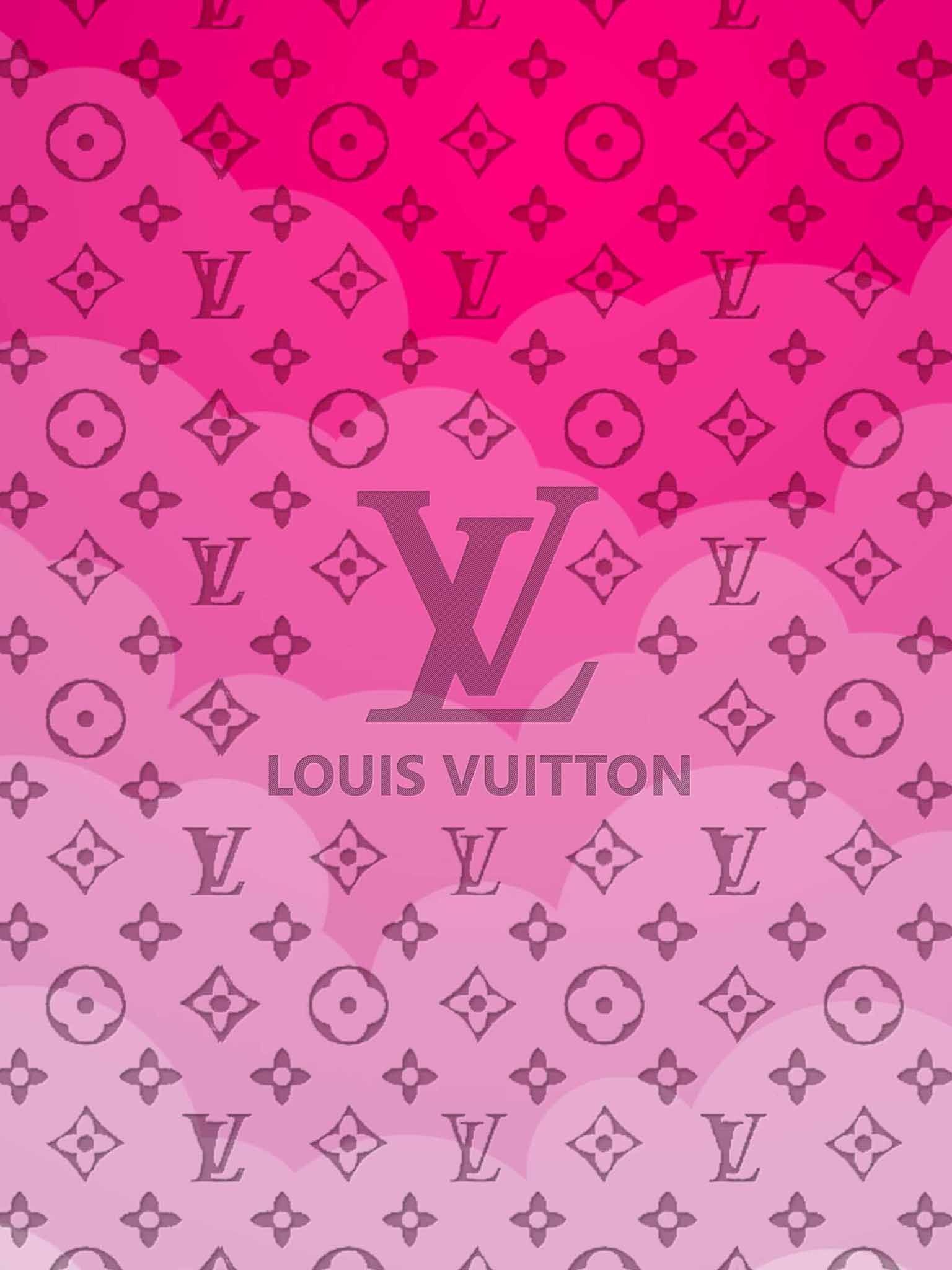 Rose Gold Louis Vuitton Iphone Wallpaper