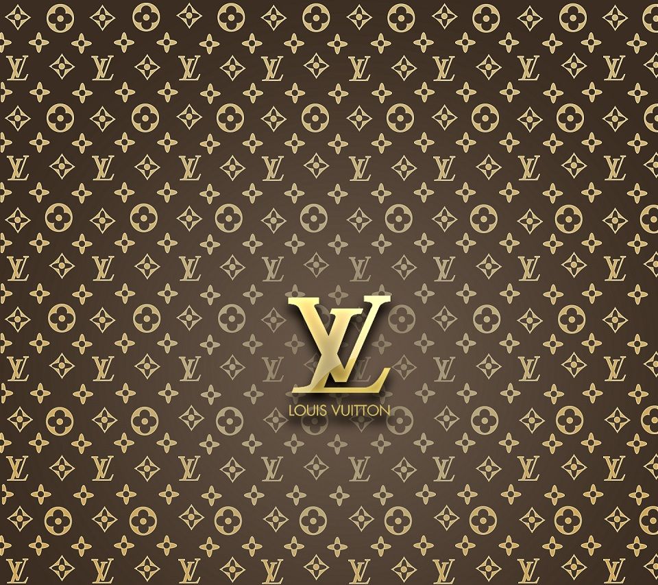 ▷ Louis Vuitton brown pattern wallpaper 📱