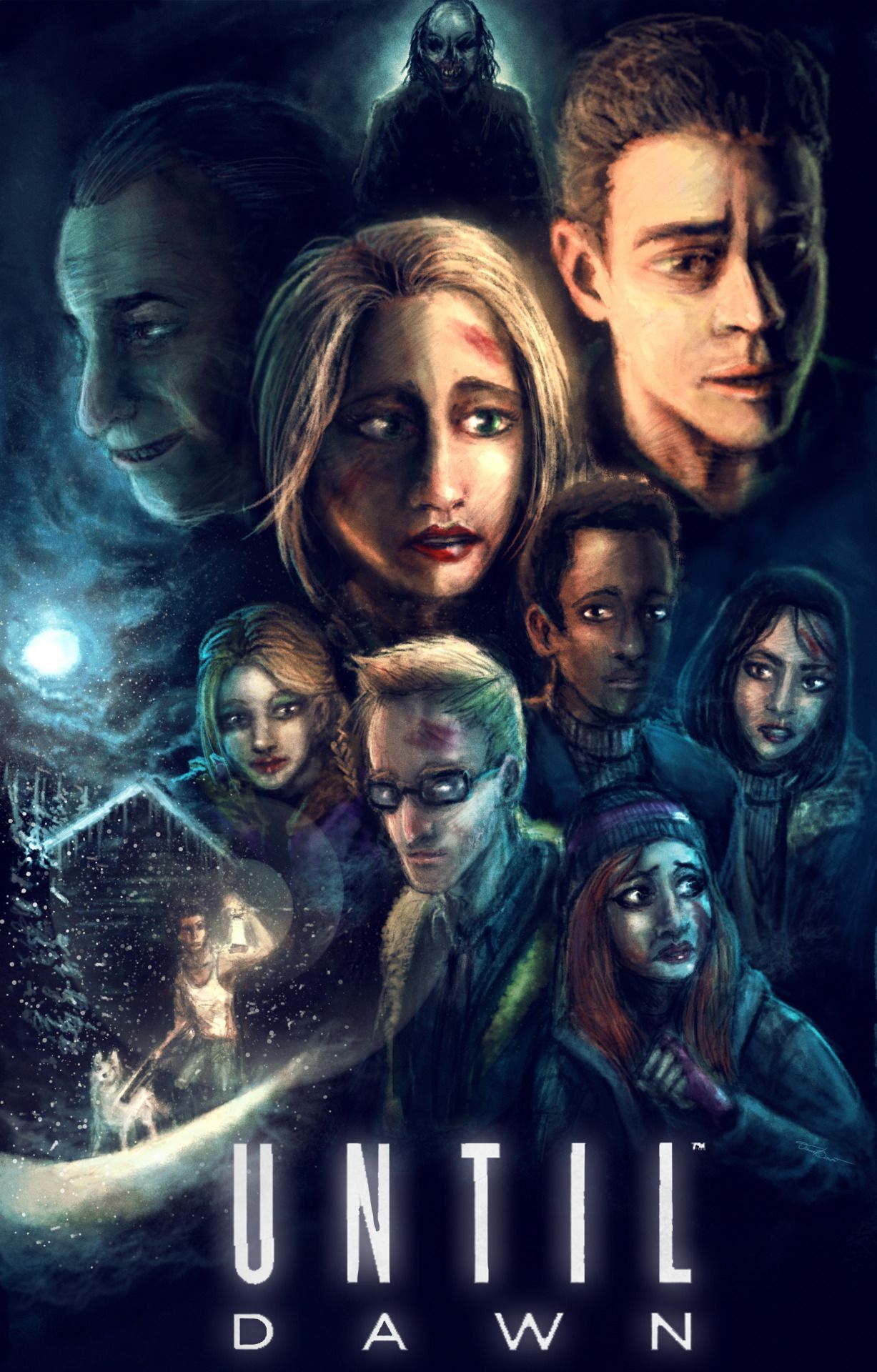 Until Dawn Fan Art Wallpapers On WallpaperDog Until Dawn Fan Art Wallpapers On WallpaperDog