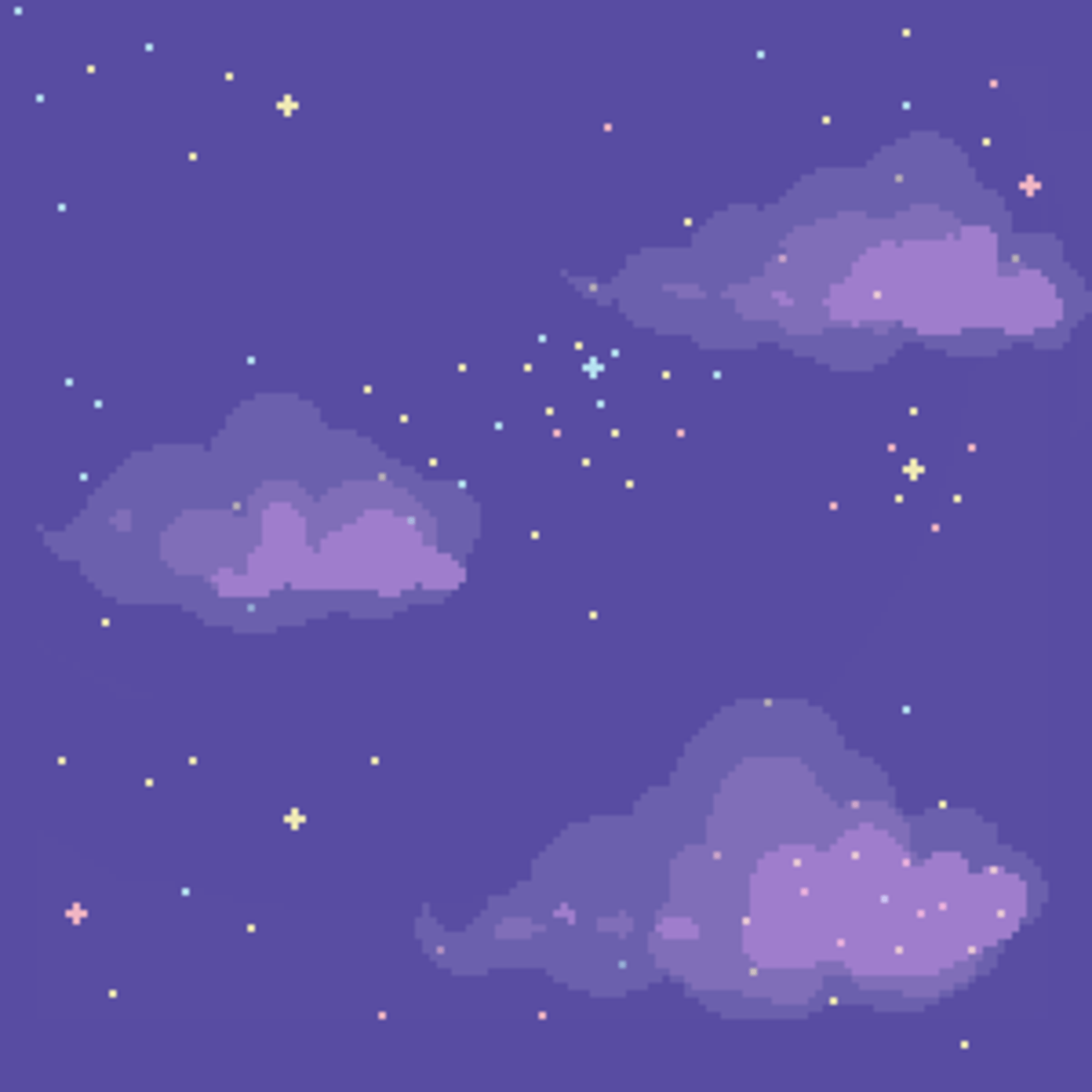 Пиксельное небо